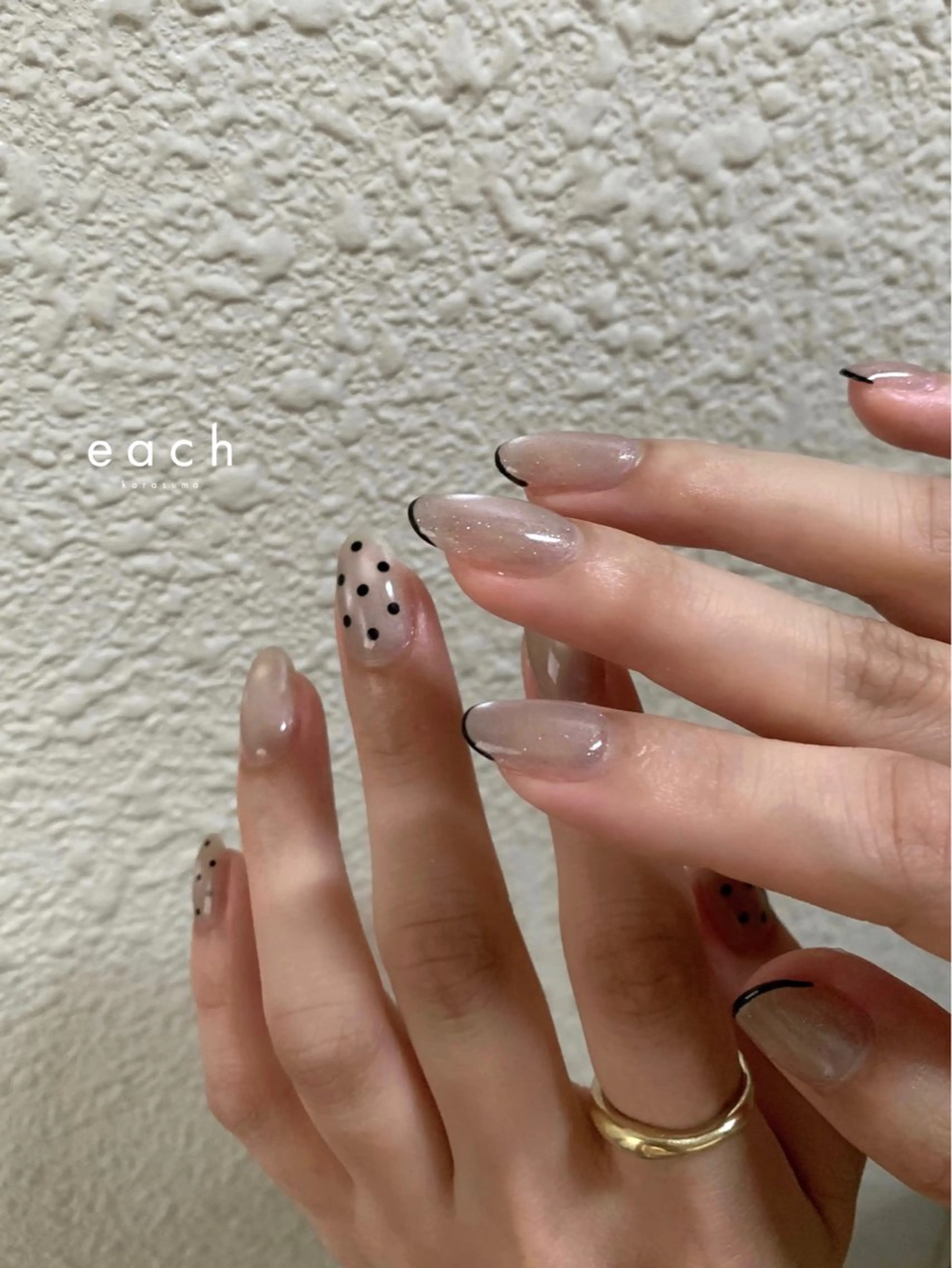 ネイル ハンドネイル each Hibikiのネイルデザイン