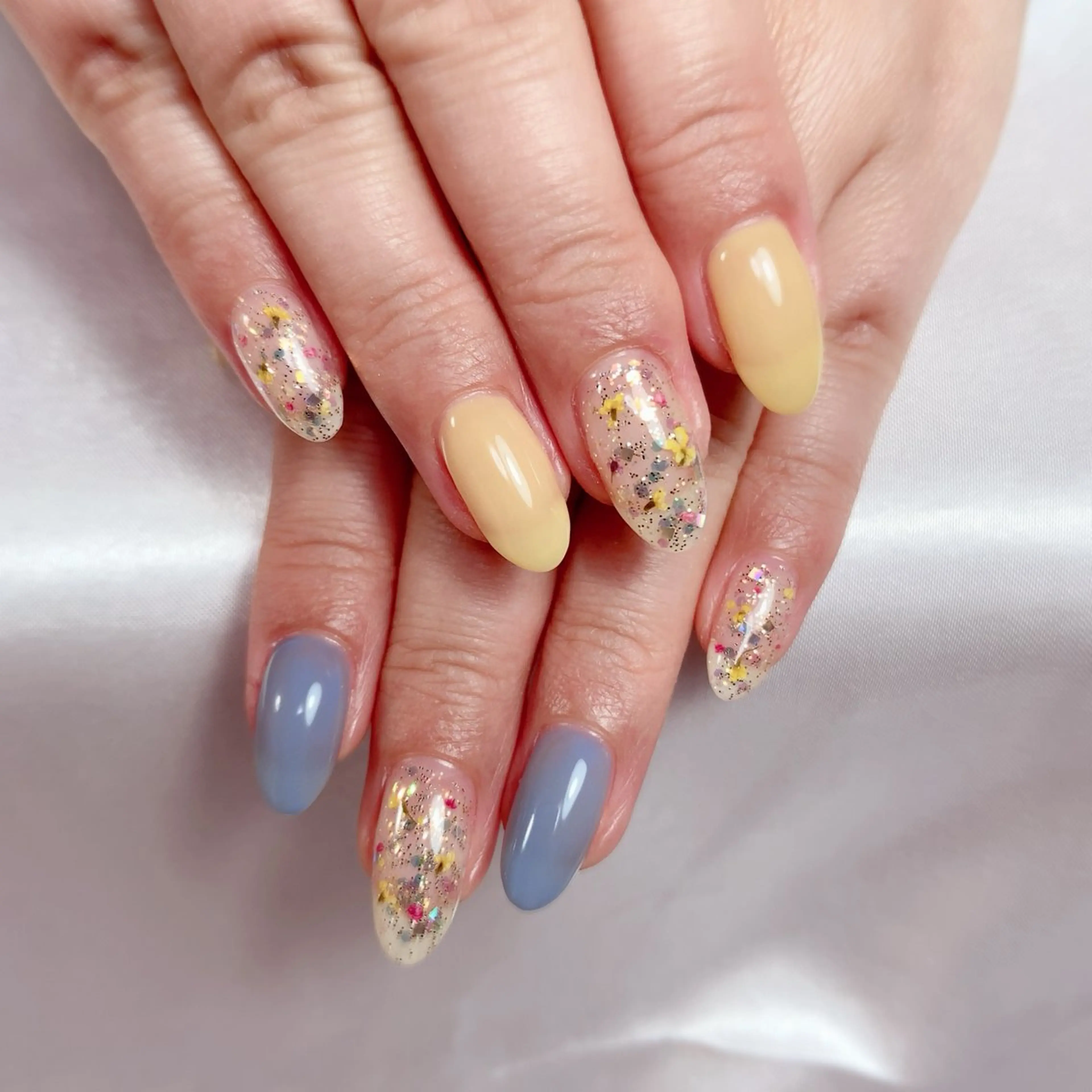 ネイル フラワーネイル ハンドネイル ﾈｲﾙｻﾛﾝ Bellefleurのネイルデザイン