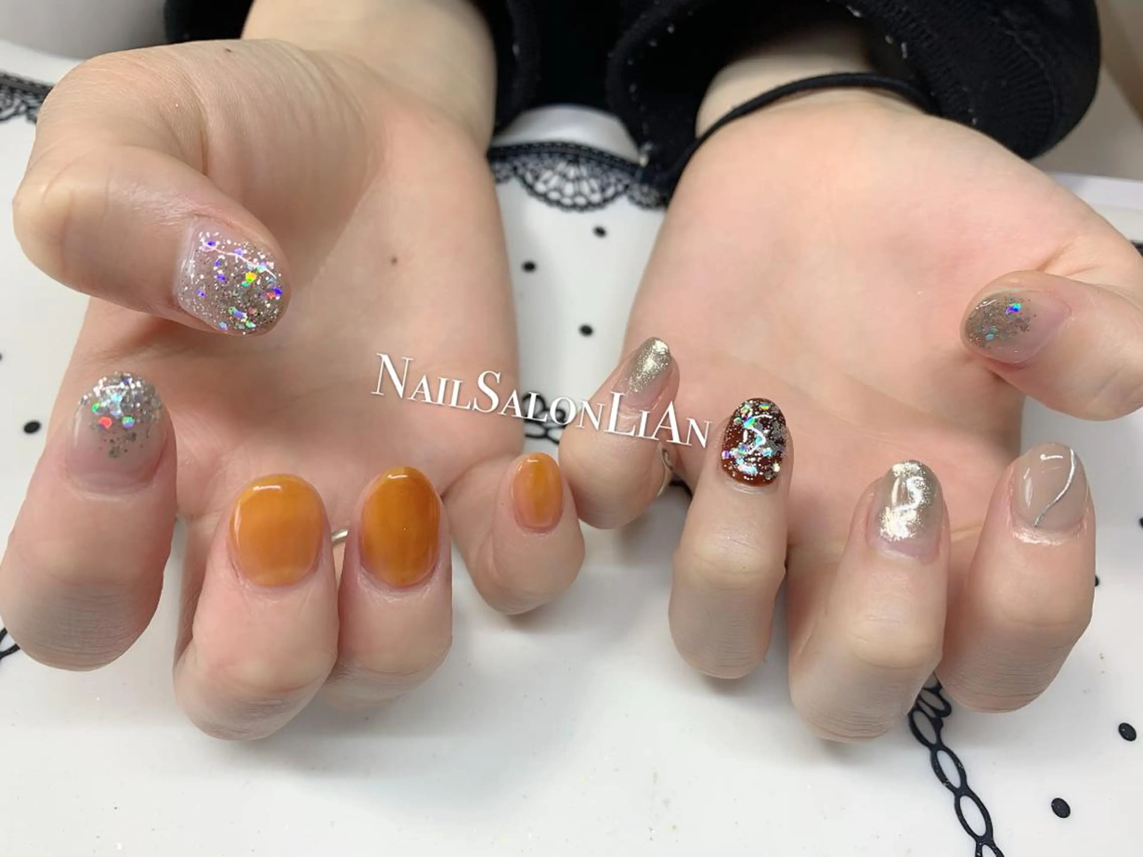 ネイル 持ち込み ハンドネイル NailSalon LiAnのネイルデザイン