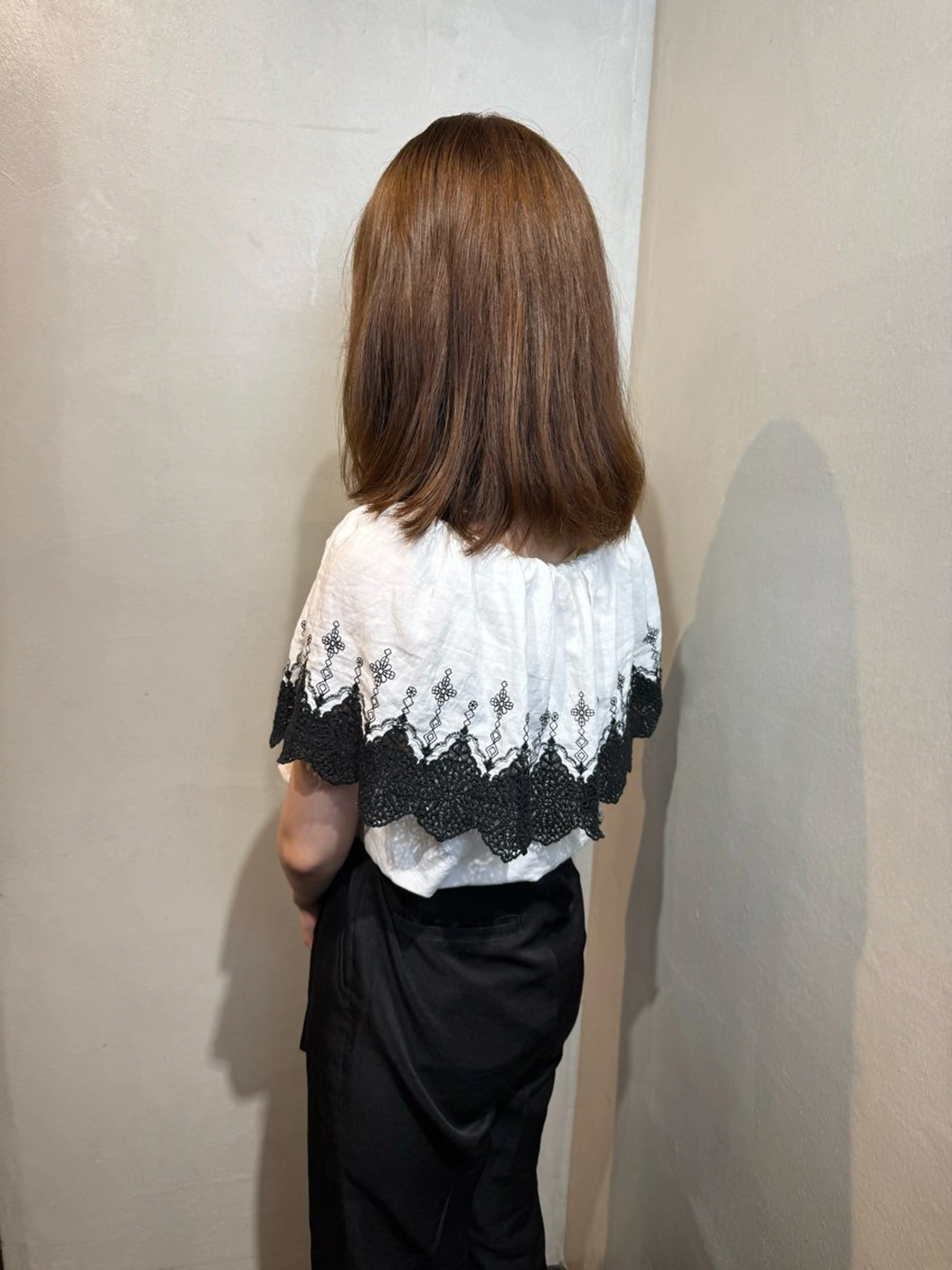 カラー ベージュカラー オリーブベージュ OXCREATION Hinaのヘアスタイル