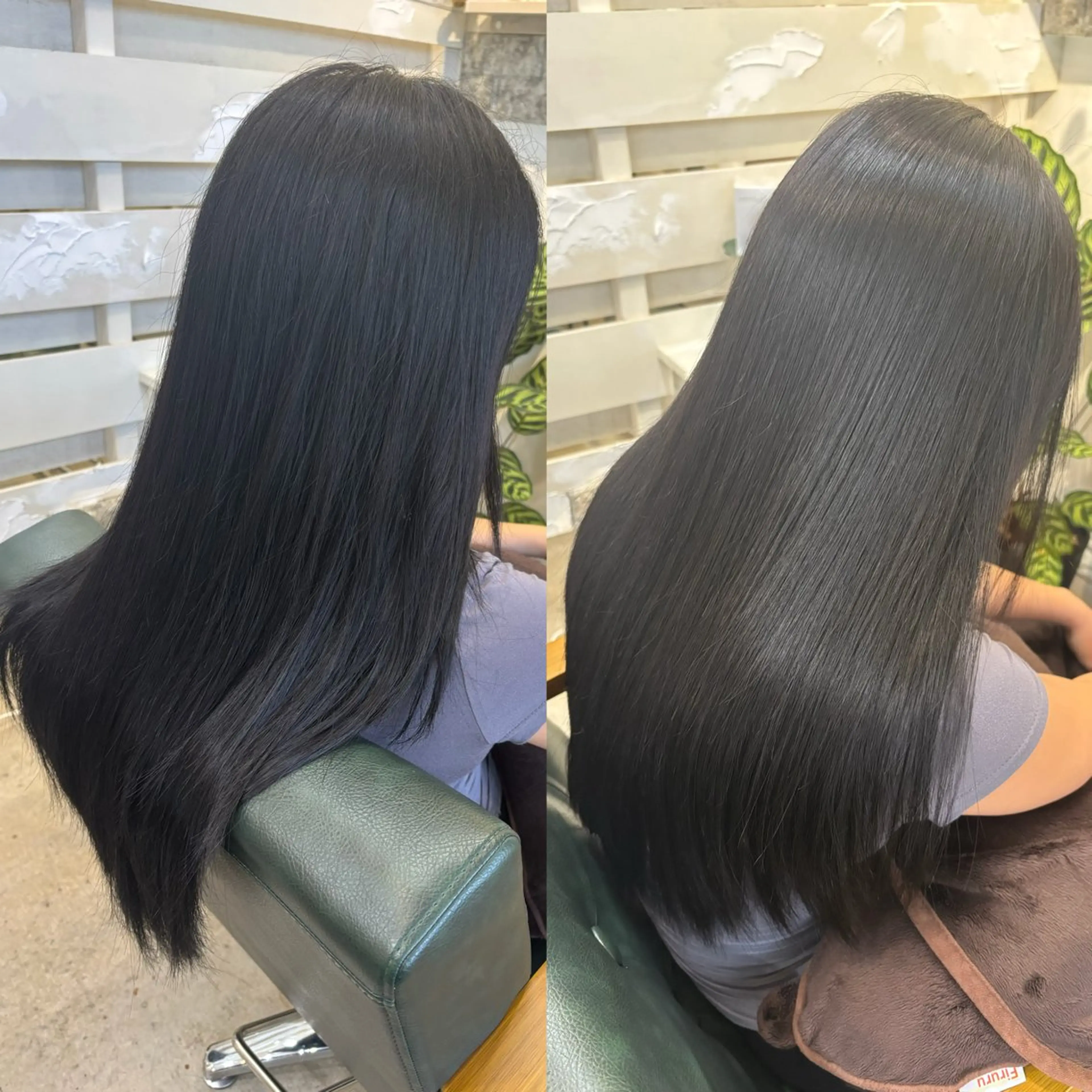 美髪矯正＆カット＆髪質改善トリートメントの写真