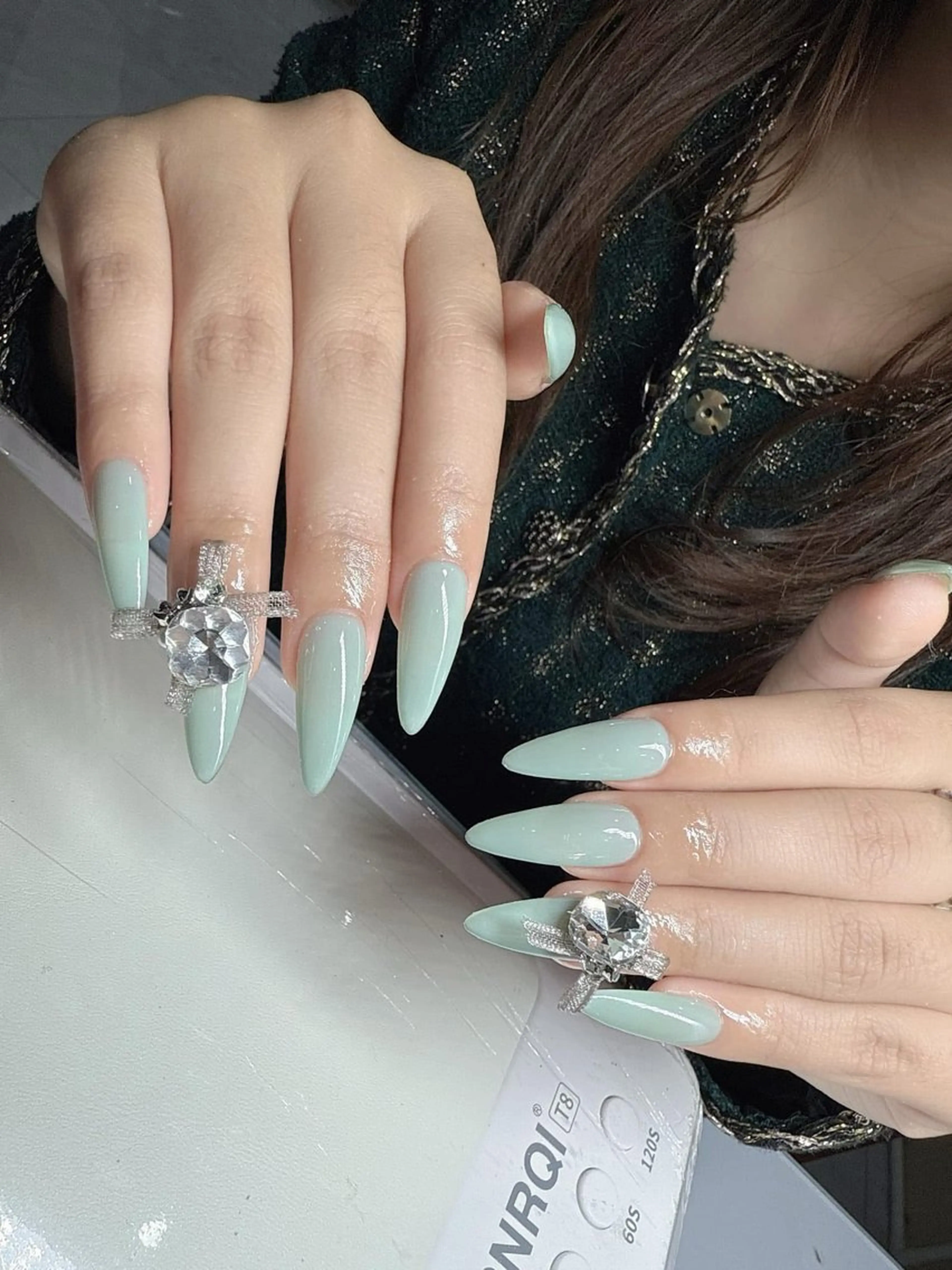 ネイル チークネイル 桜ネイル 長さ出し フットネイル ジェルネイル YURI NAILのネイルデザイン