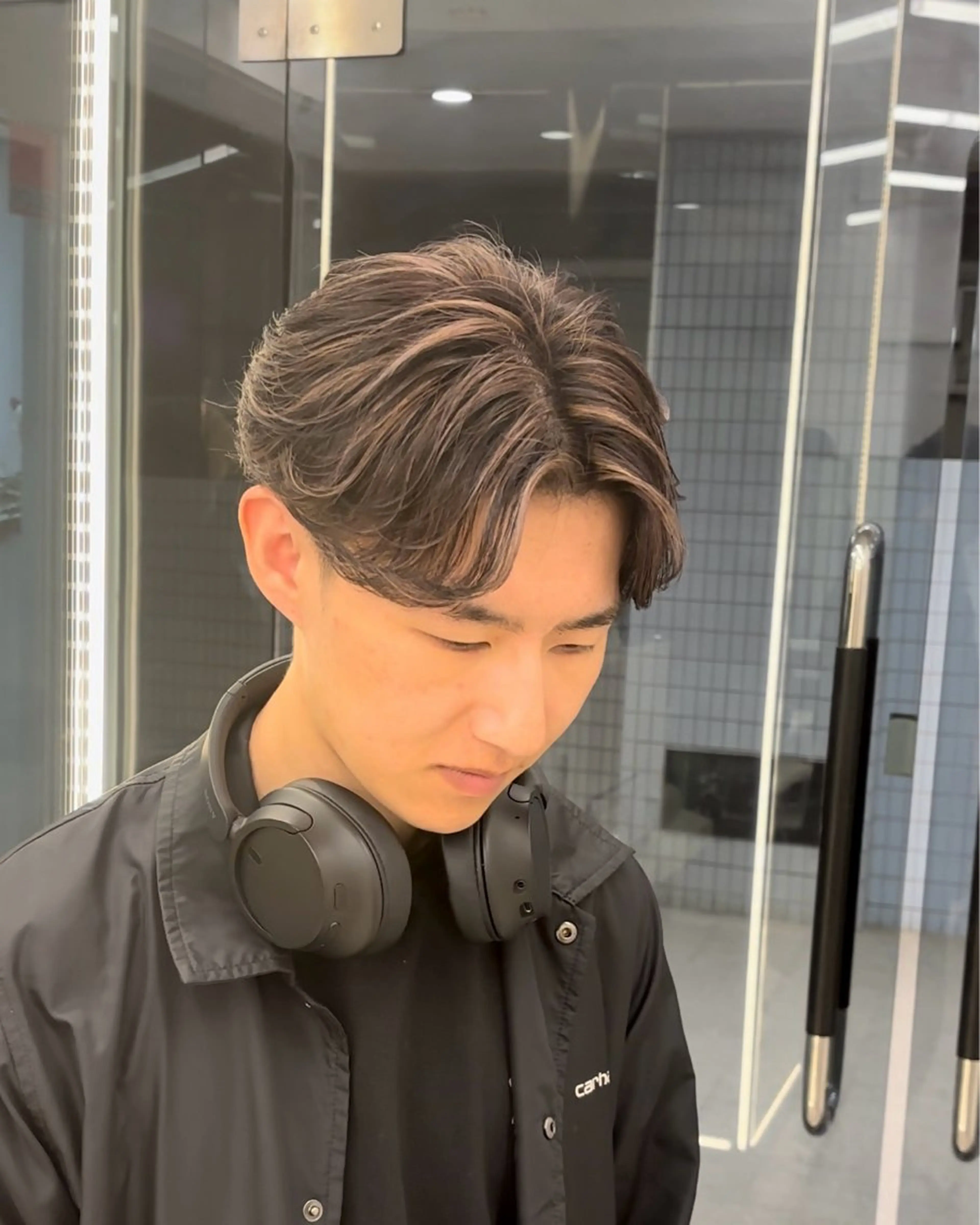 ショート カラー メンズ 森龍馬 メンズ専門美容師のヘアスタイル