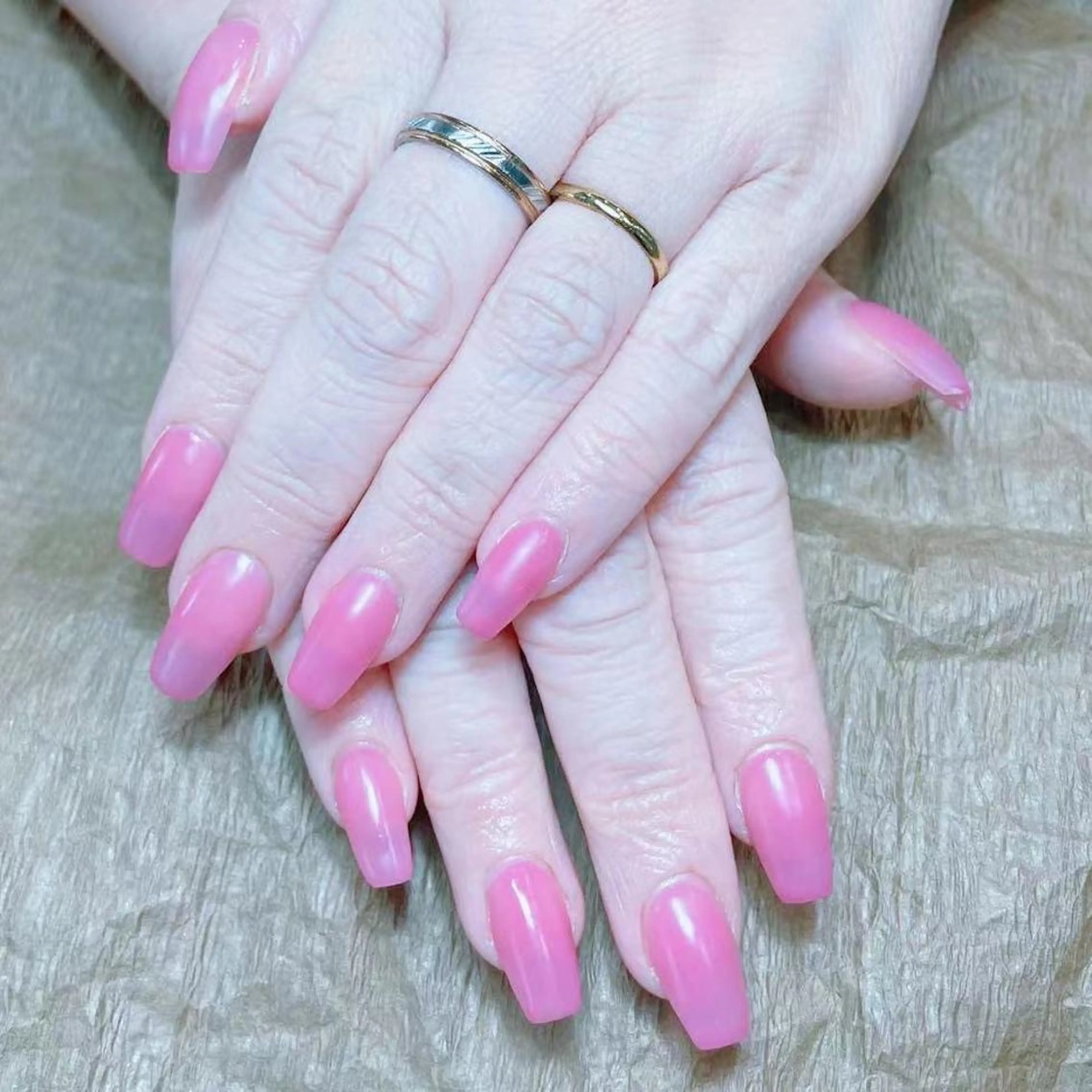 ネイル ワンカラーネイル ハンドネイル Diamond ✨のネイルデザイン