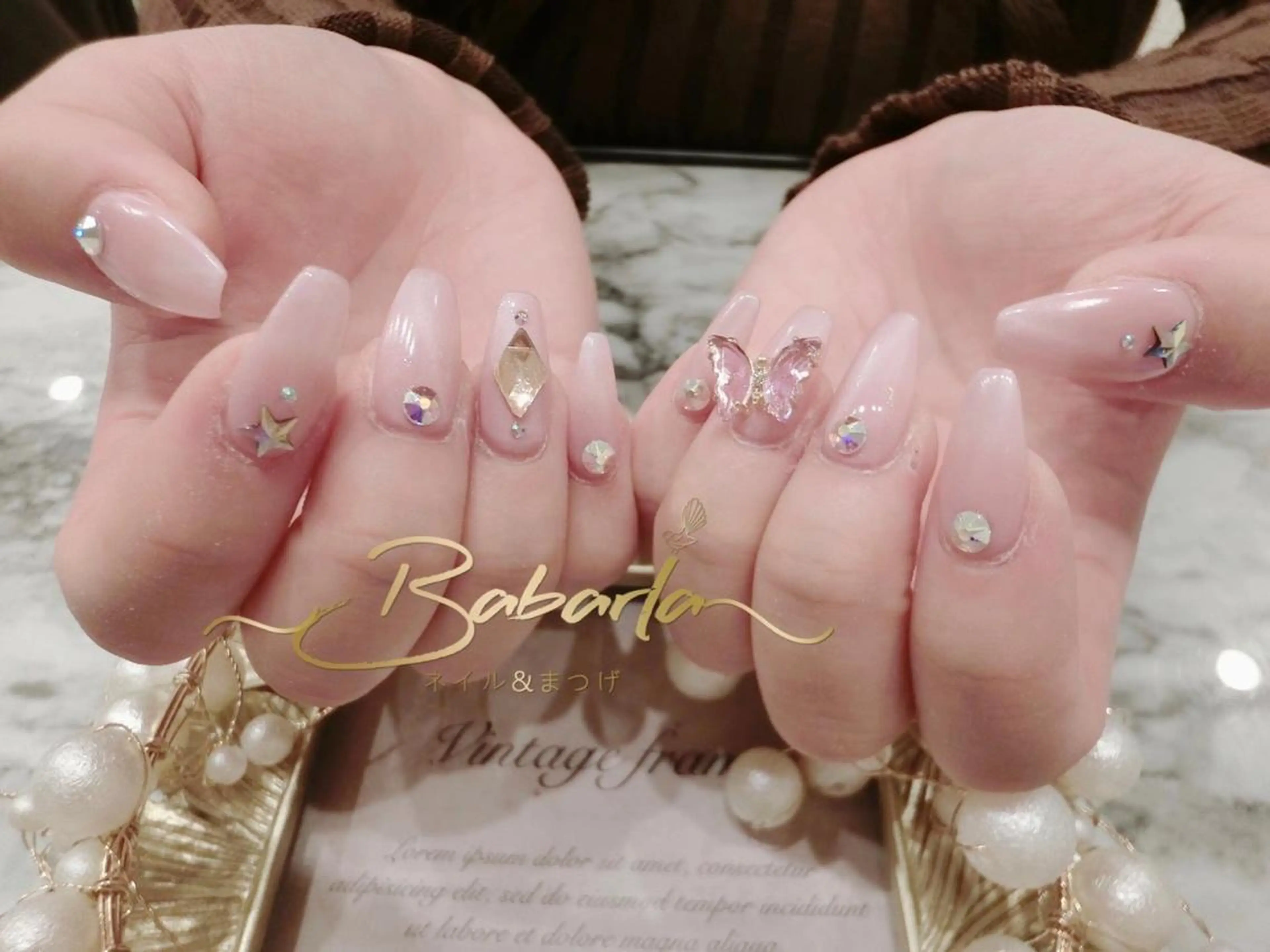 ネイル ピンク Babarla nailのネイルデザイン