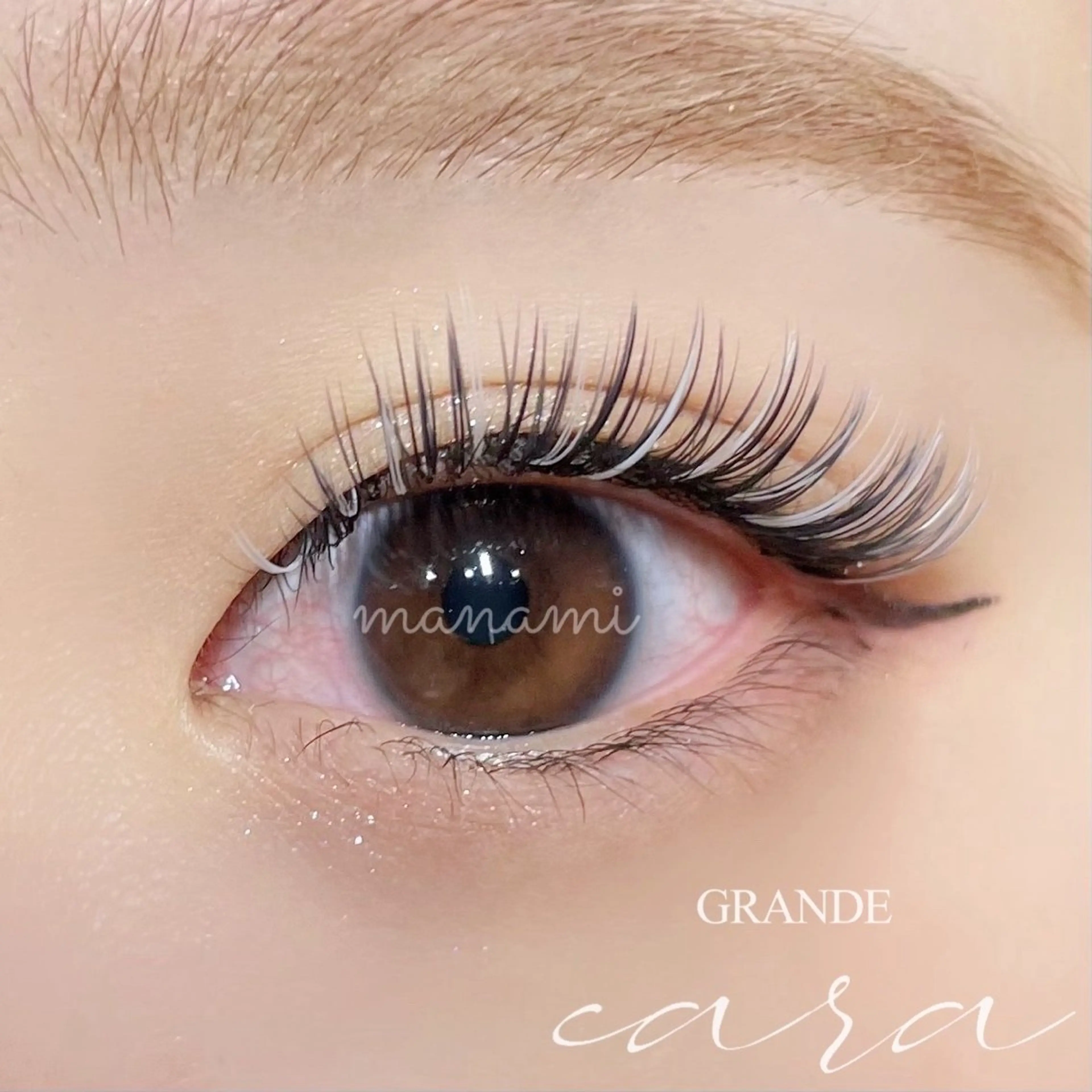 マツエク・マツパ マツエク GRANDEcara 栄　manamiのマツエク・マツパデザイン