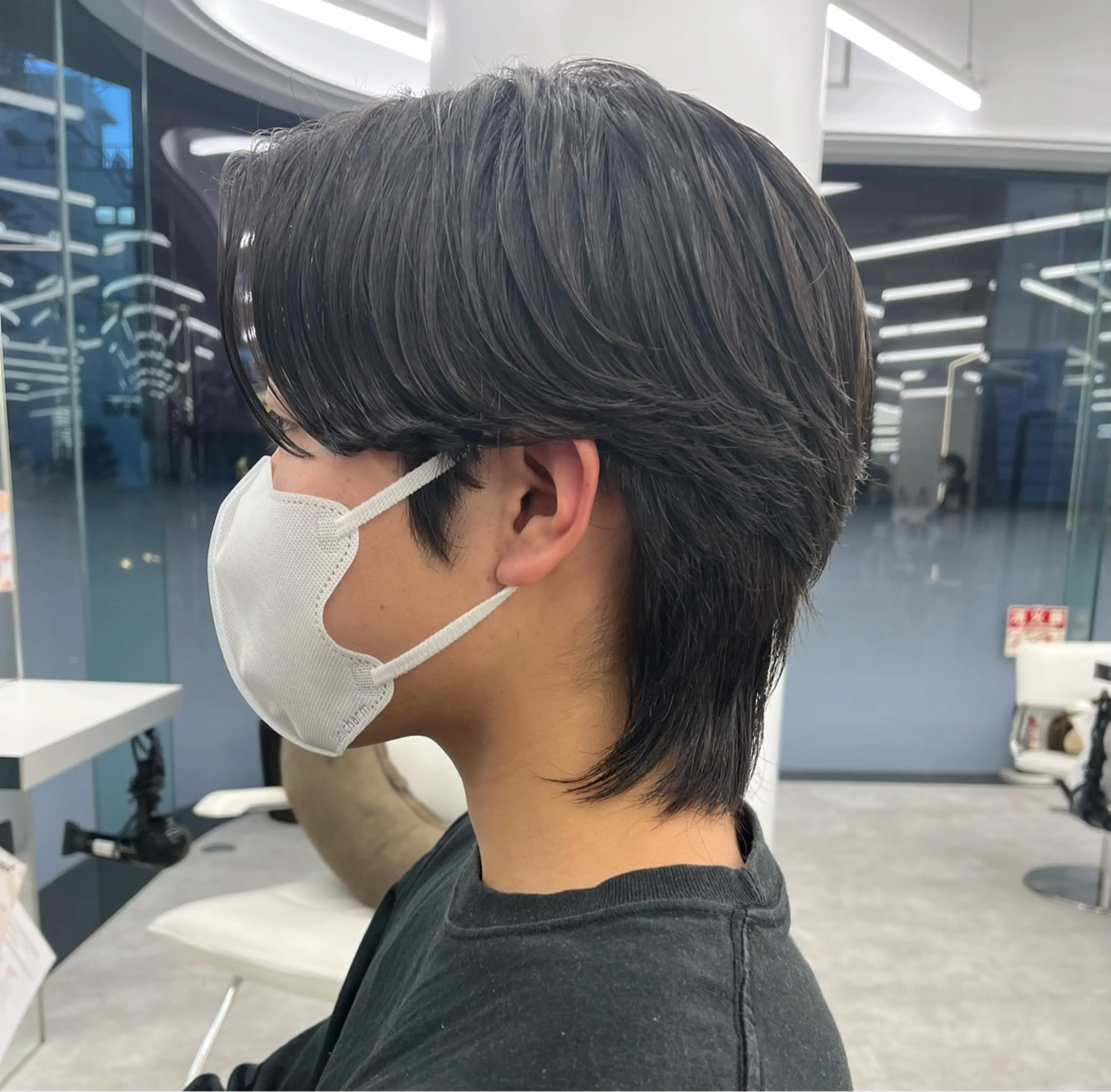 パーマ メンズ センターパート メンズパーマ カット パーマ トリートメント 森龍馬 メンズ専門美容師のヘアスタイル