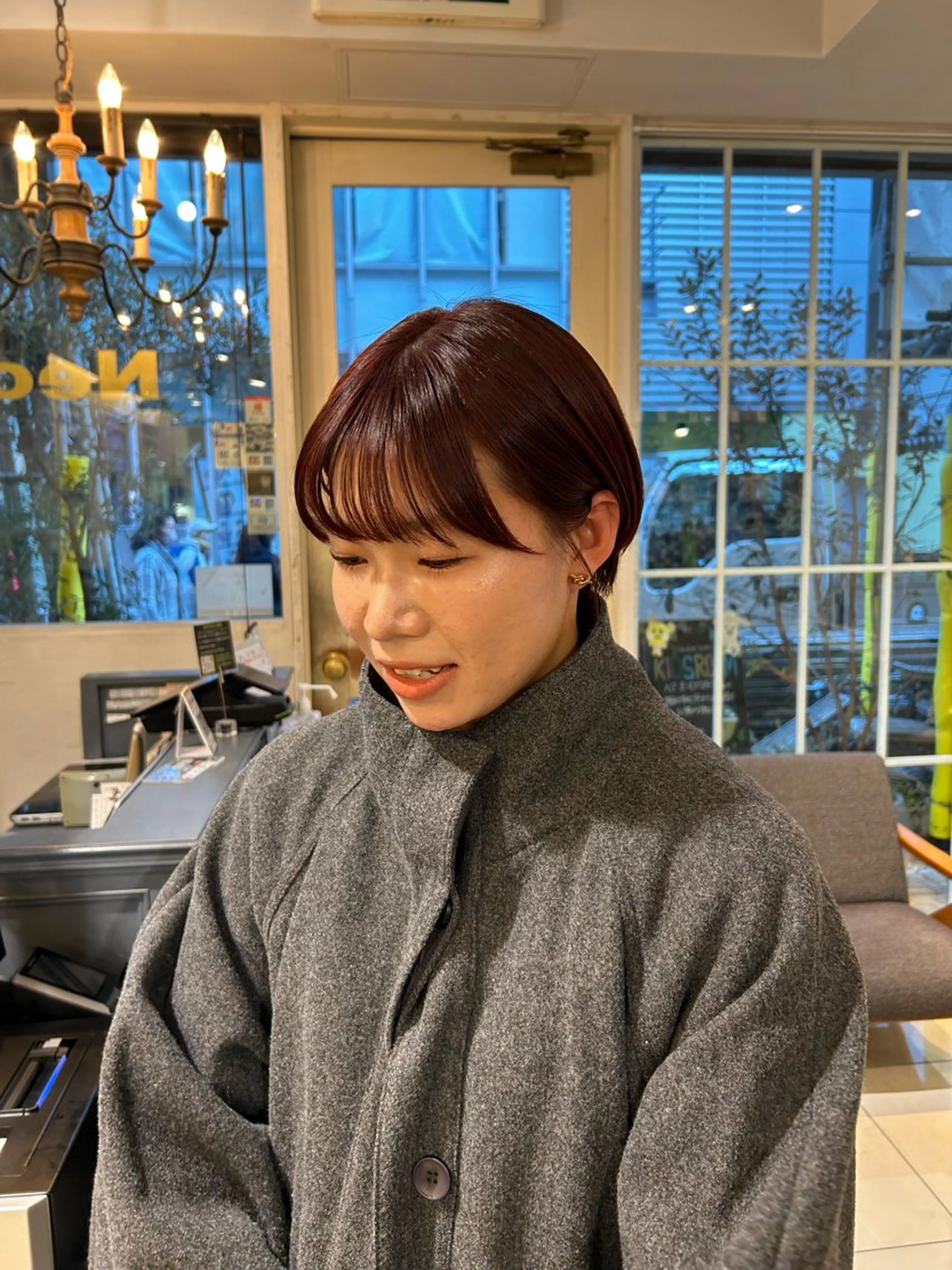 カラー ブリーチ ブリーチなしカラー moeka 表参道のヘアスタイル