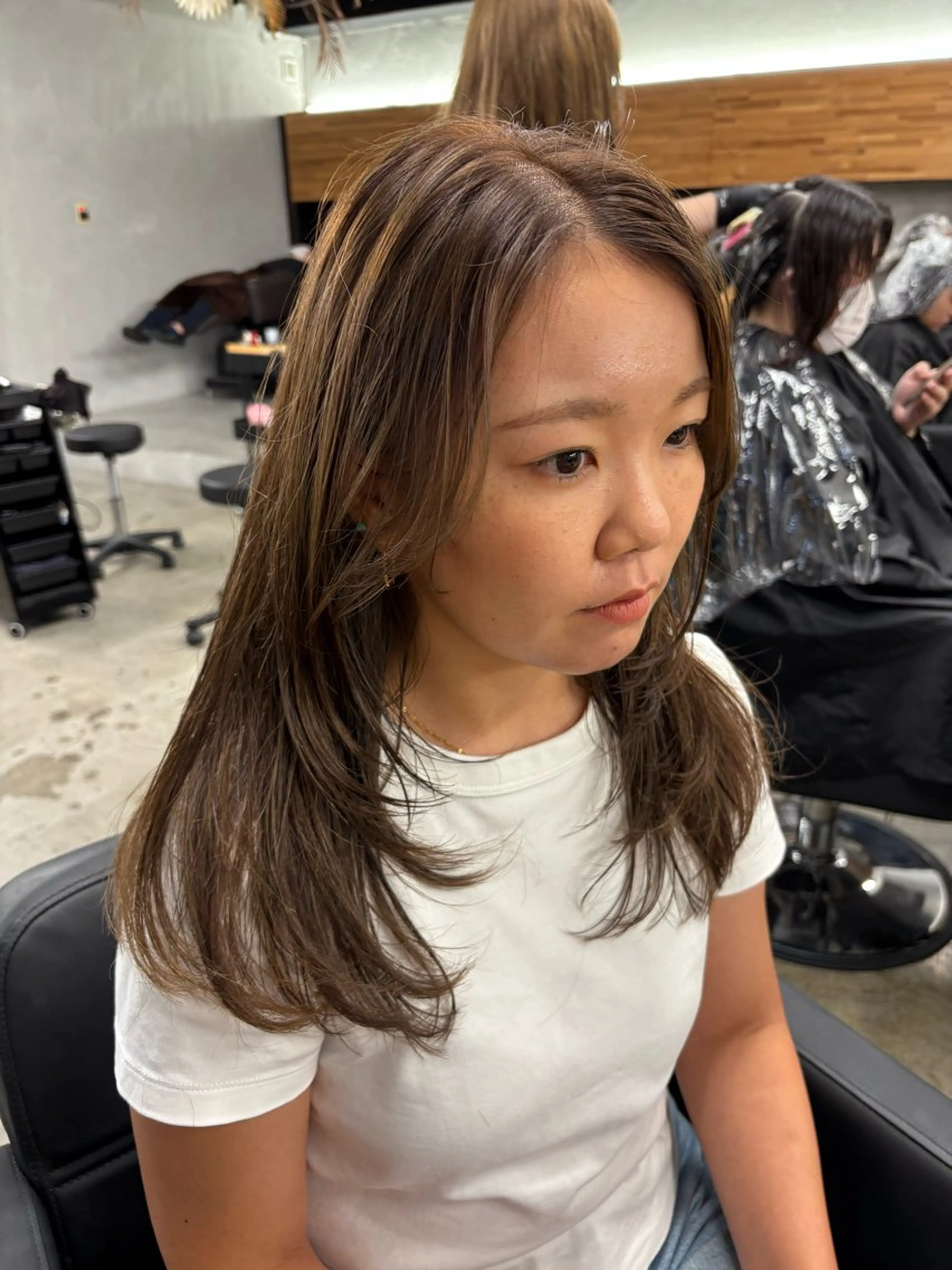 ミディアム カラー カット ヘアカラー mono / Manatoのヘアスタイル