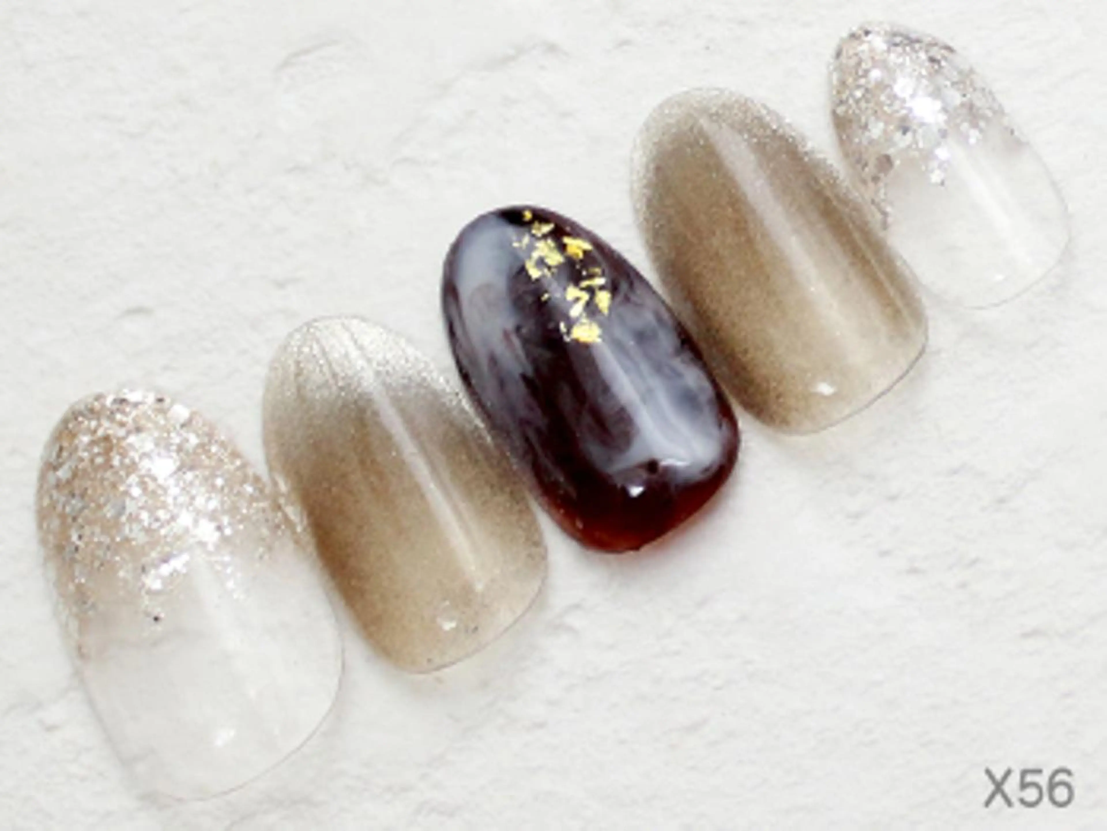 ネイル アートネイル ジェルネイル マグネットネイル 🤍 Janのネイルデザイン