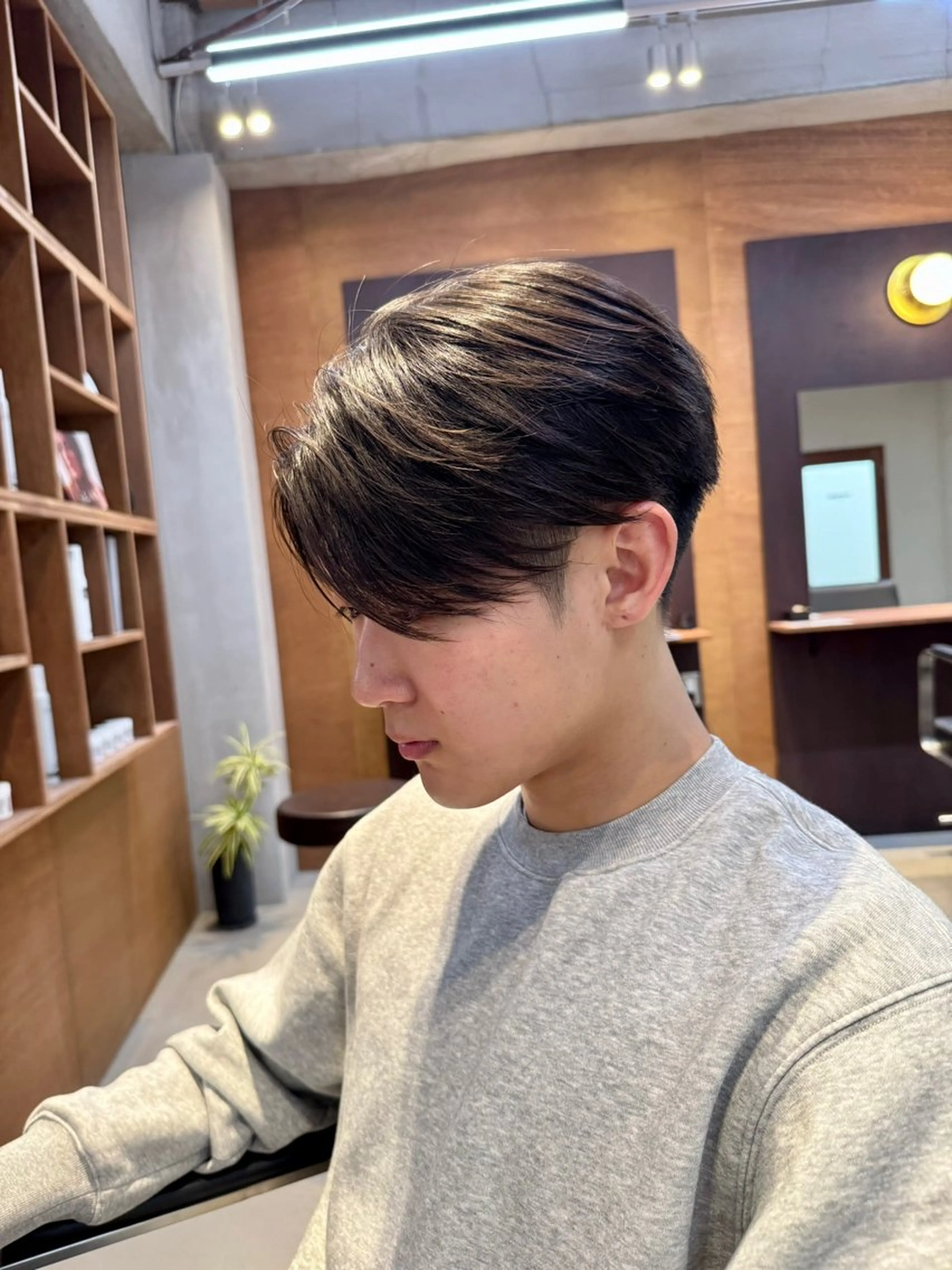 メンズ フェザーパーマ メンズパーマ メンズパーマ/ 津田沼/藤原 侑樹のヘアスタイル