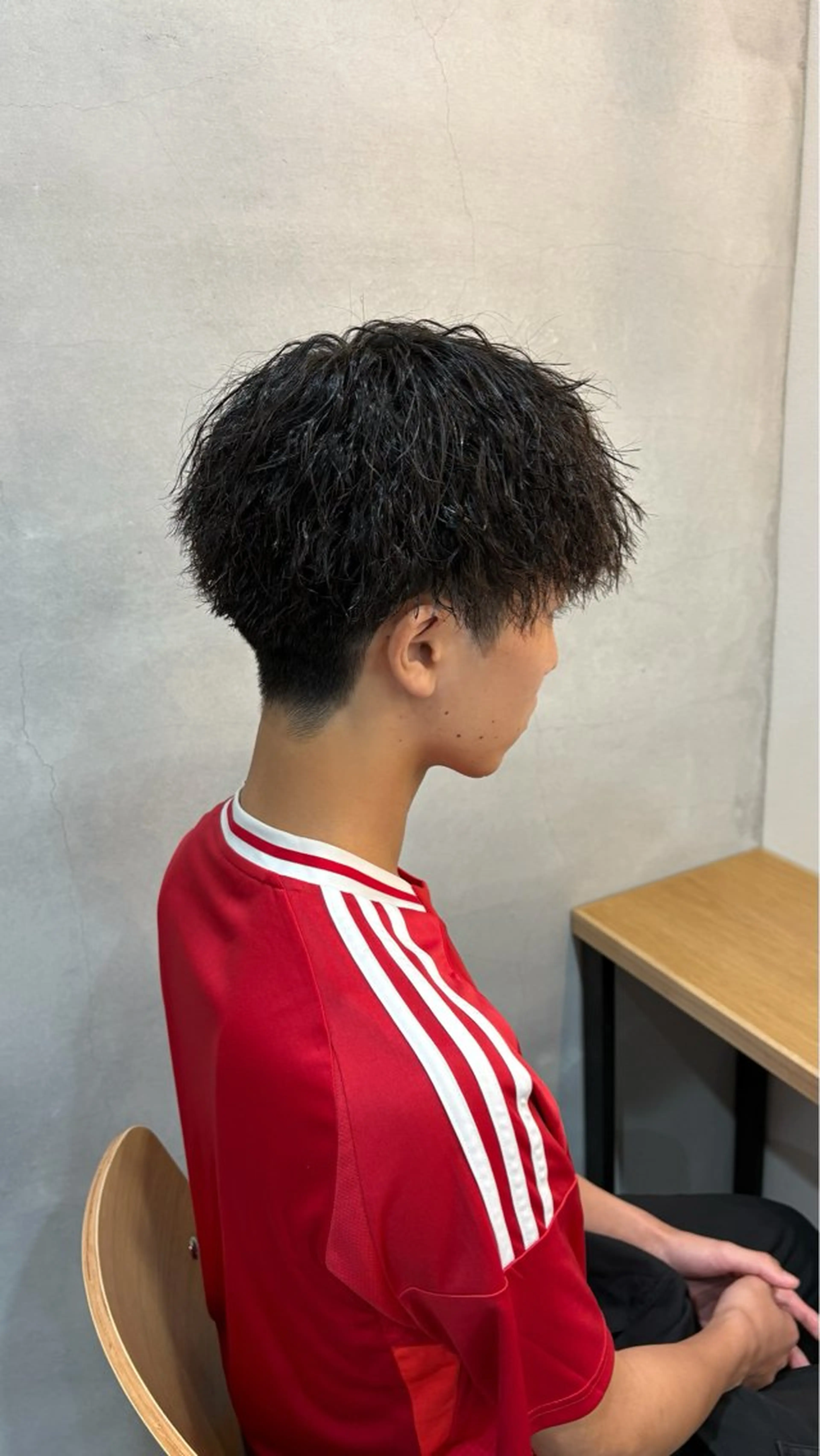 パーマ メンズ ルプラボウ  藤原 千紗のヘアスタイル