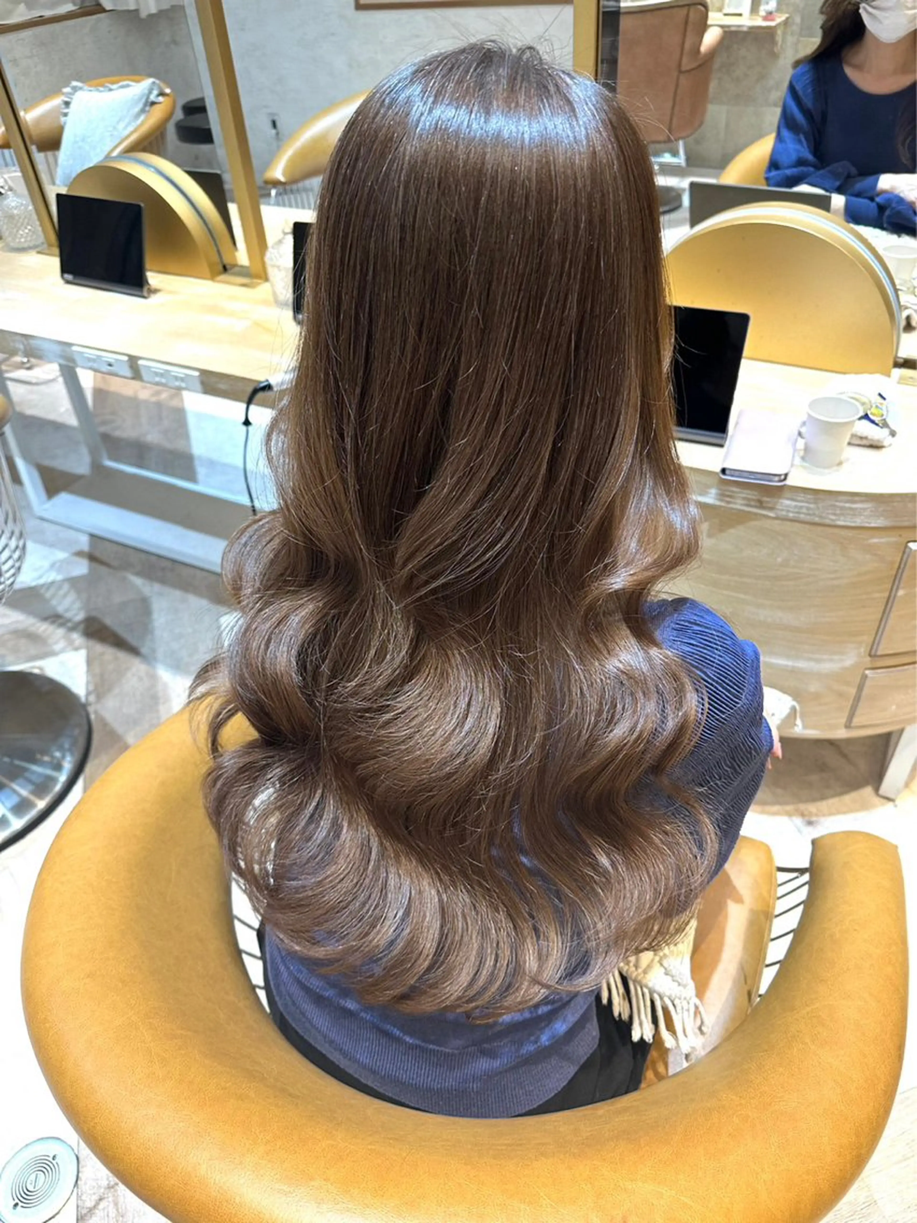 ロング ブリーチなし 透明感カラー/松沢のヘアスタイル