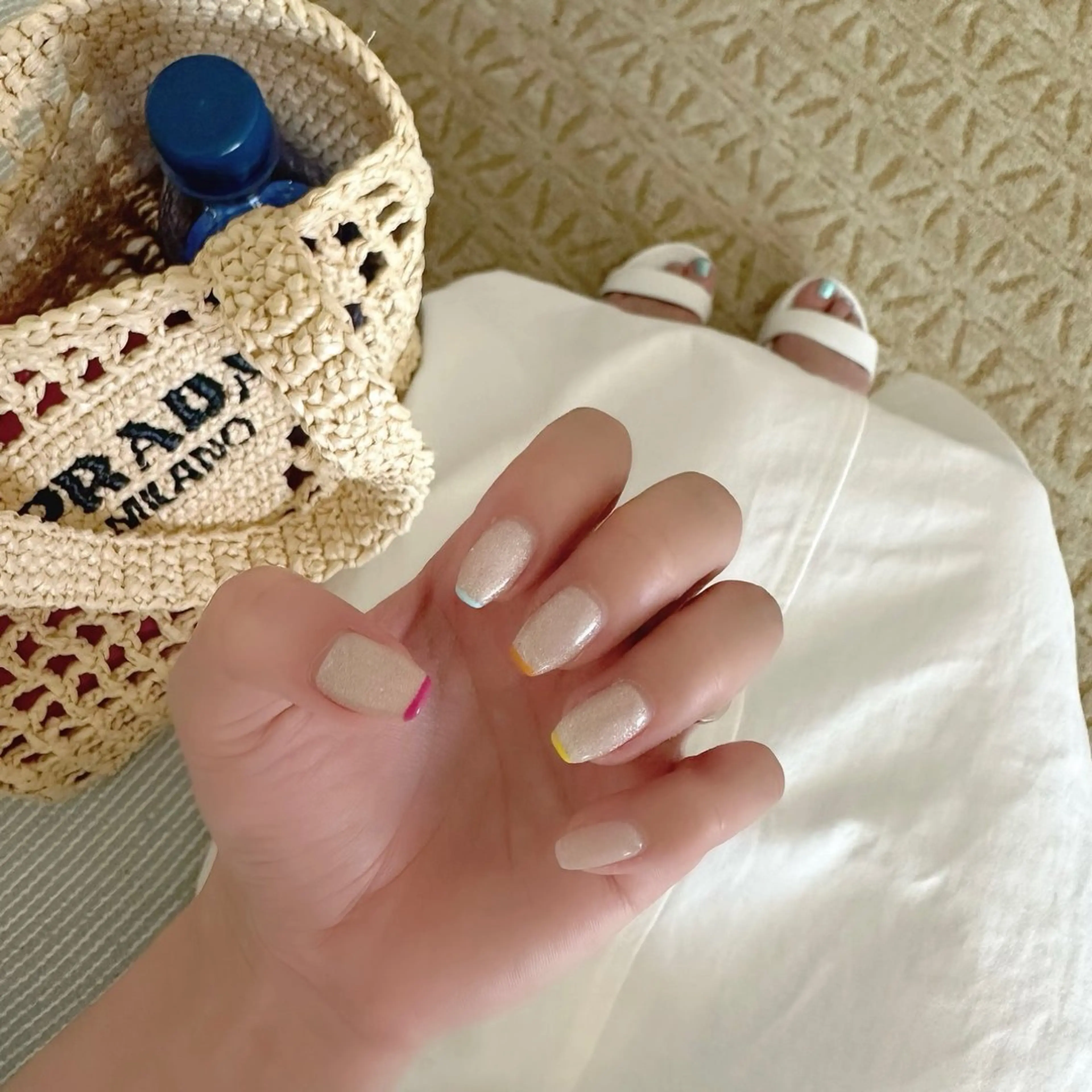 ネイル フレンチネイル マグネットネイル misa🌼 自由が丘のネイルデザイン