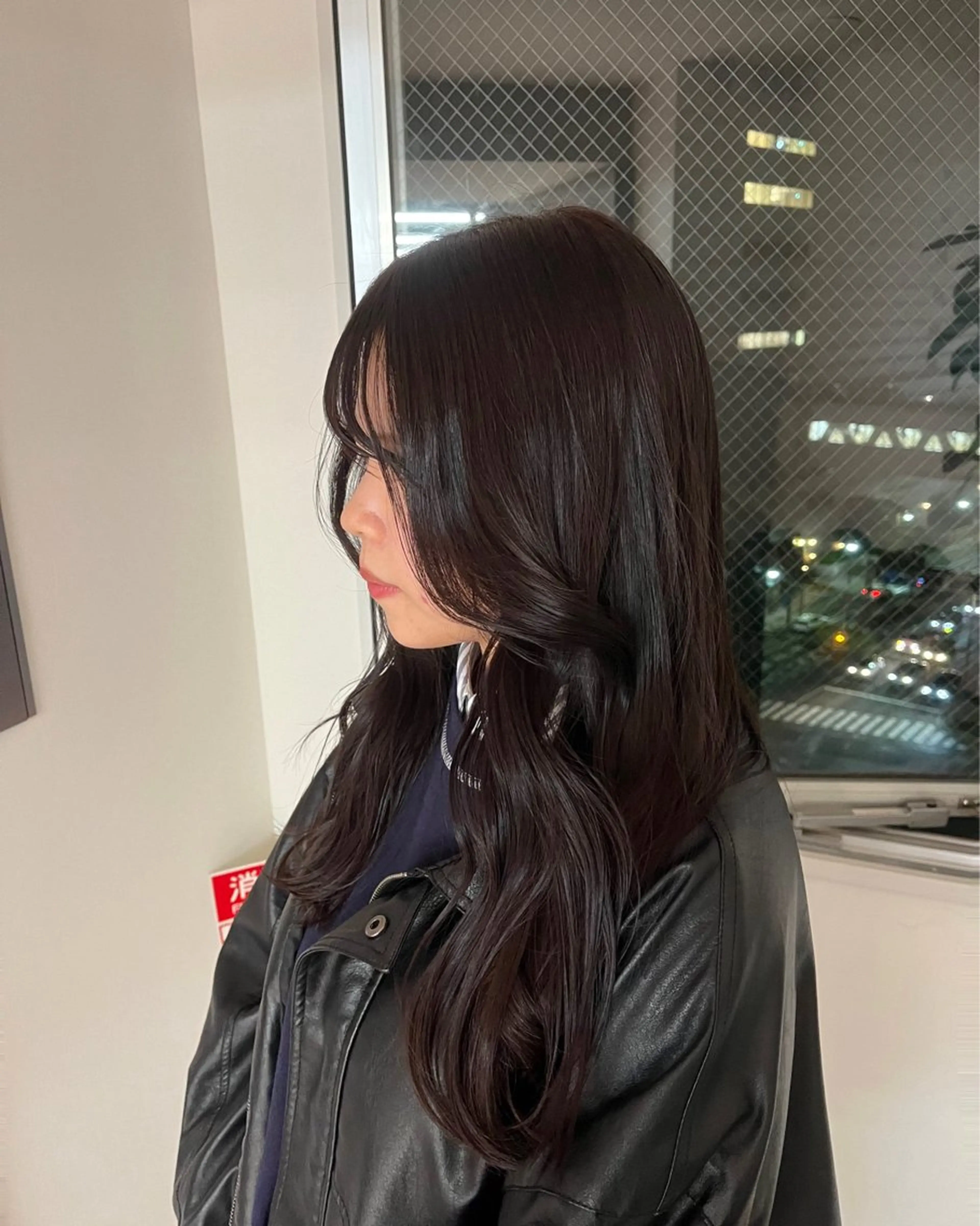 カラー films所属・AYA/films 韓国/レイヤー／ボブのヘアスタイル