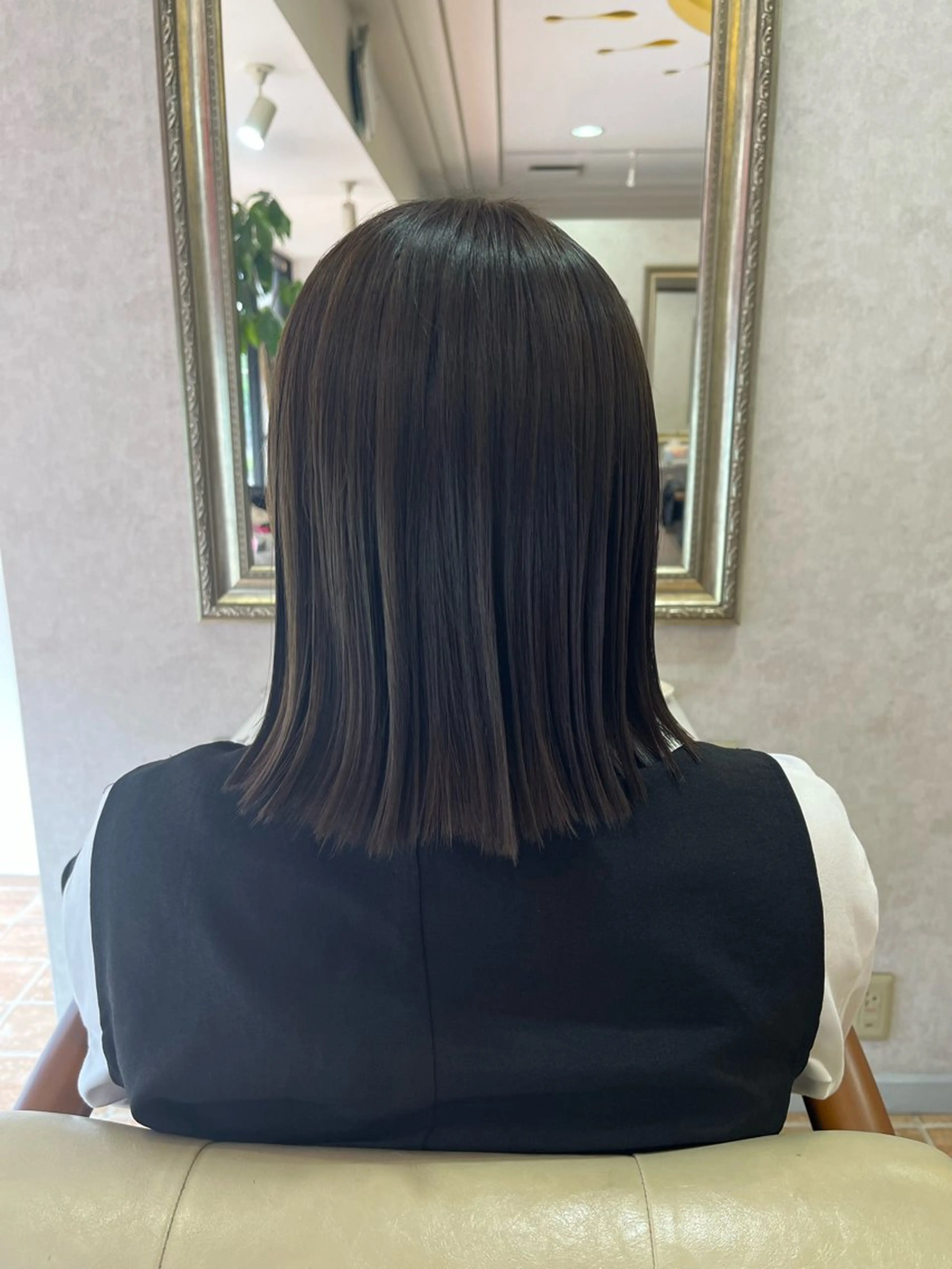 ミディアム カラー 透明感カラー グレージュ オリーブグレージュ オリーブグレー 🔷岡村主明🔷 Lafestaのヘアスタイル