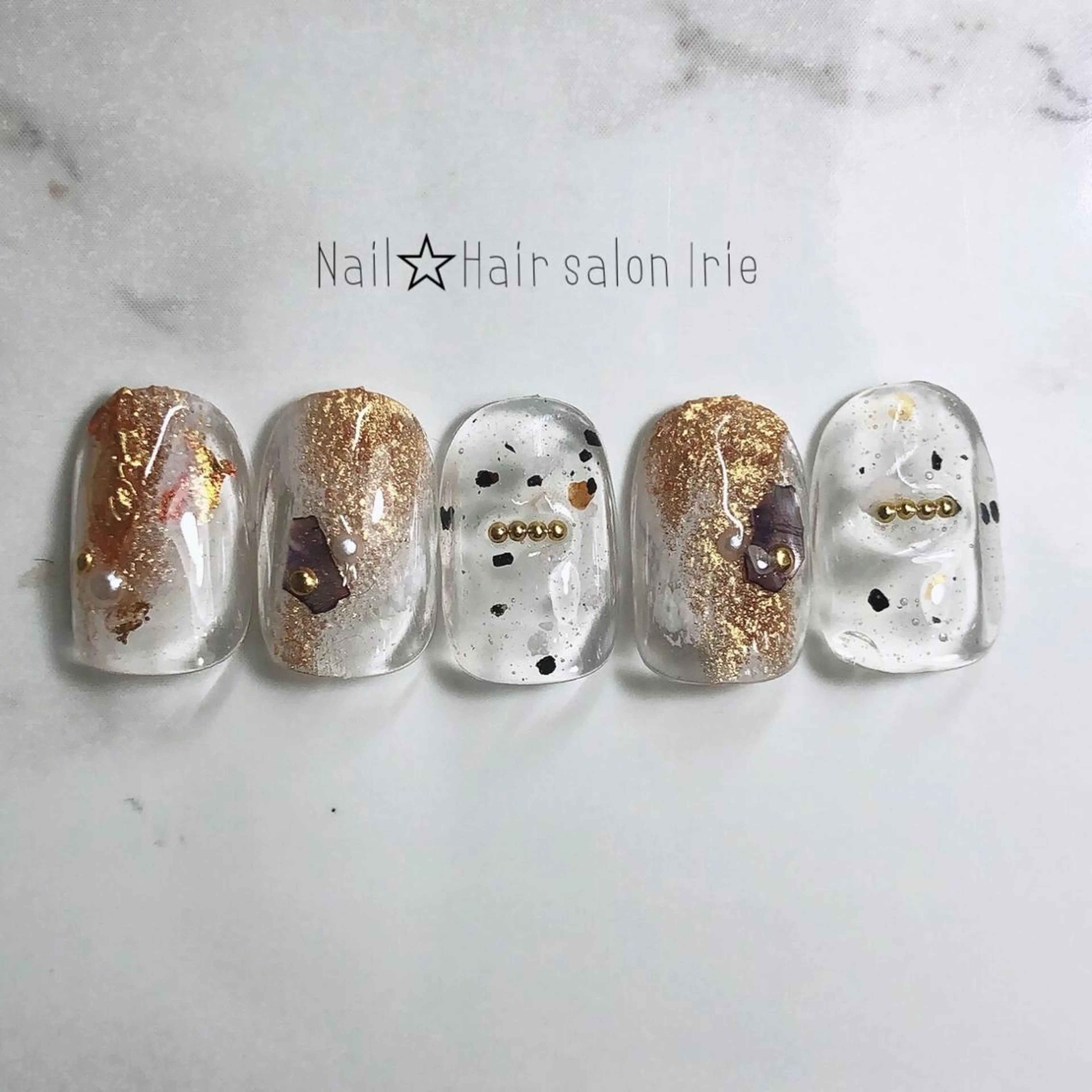 ネイル ハンドネイル Hair salon Irie所属・與儀 知佳のネイルデザイン