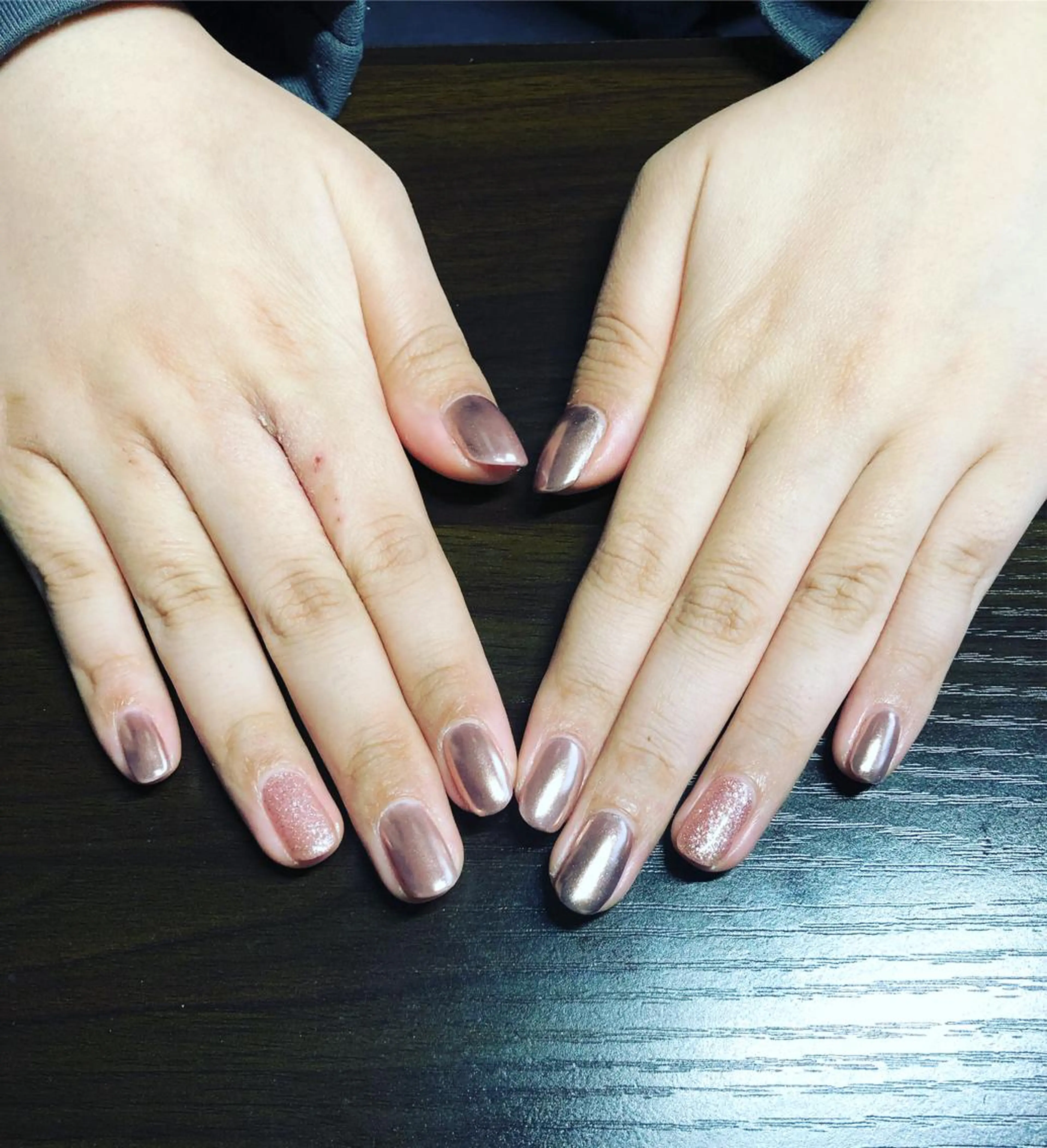 ネイル ミラーネイル M&Y nailsalonのネイルデザイン