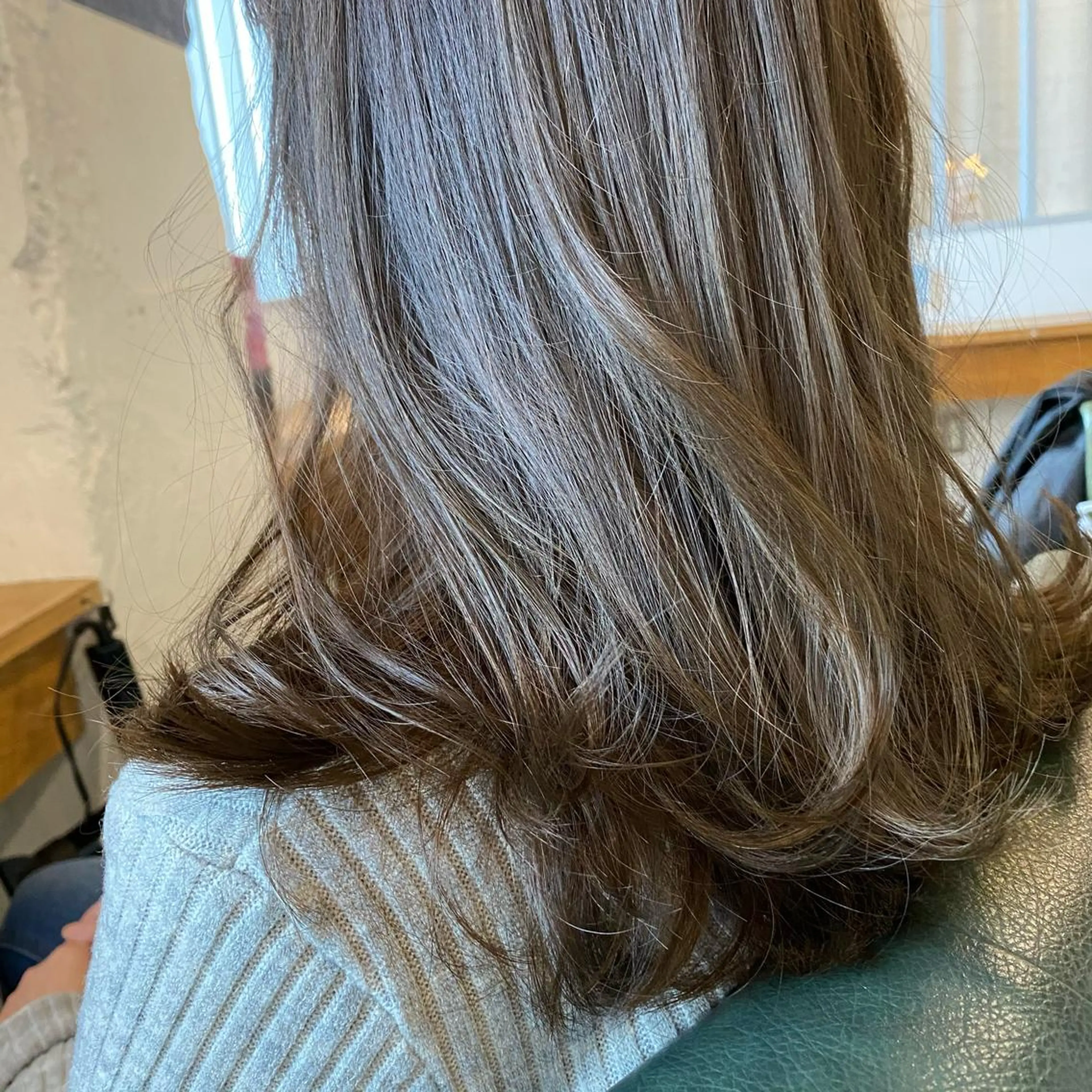 セミロング カット ヘアカラー トリートメント SALOWIN梅田茶屋町Suite店所属・韓国美容室出身 🌹Sana/梅田のヘアスタイル