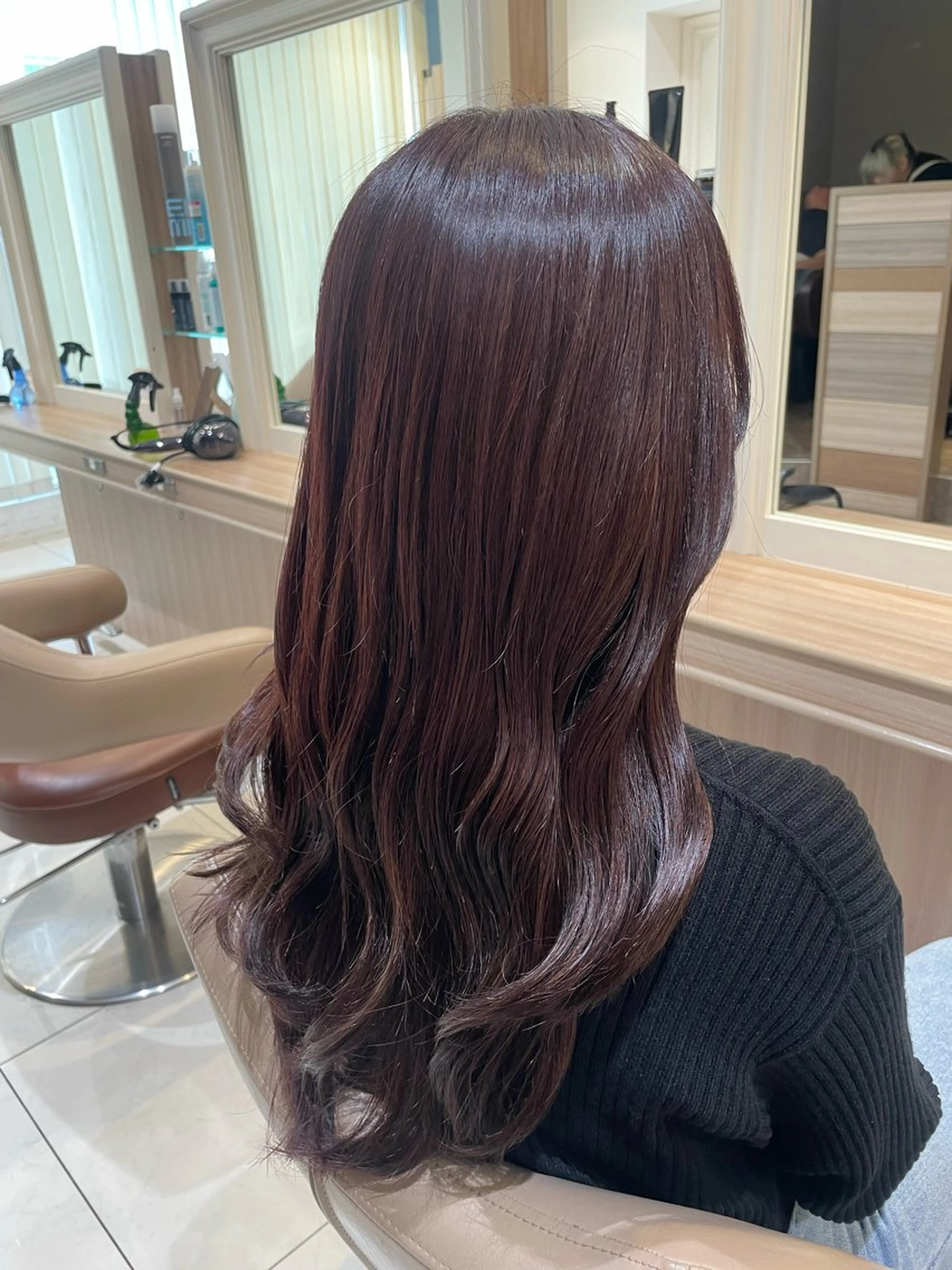 セミロング カラー ヘアアレンジ カット ヘアカラー トリートメント 韓国ヘアメイク🎀/ 縮毛矯正✨山本媛香のヘアスタイル