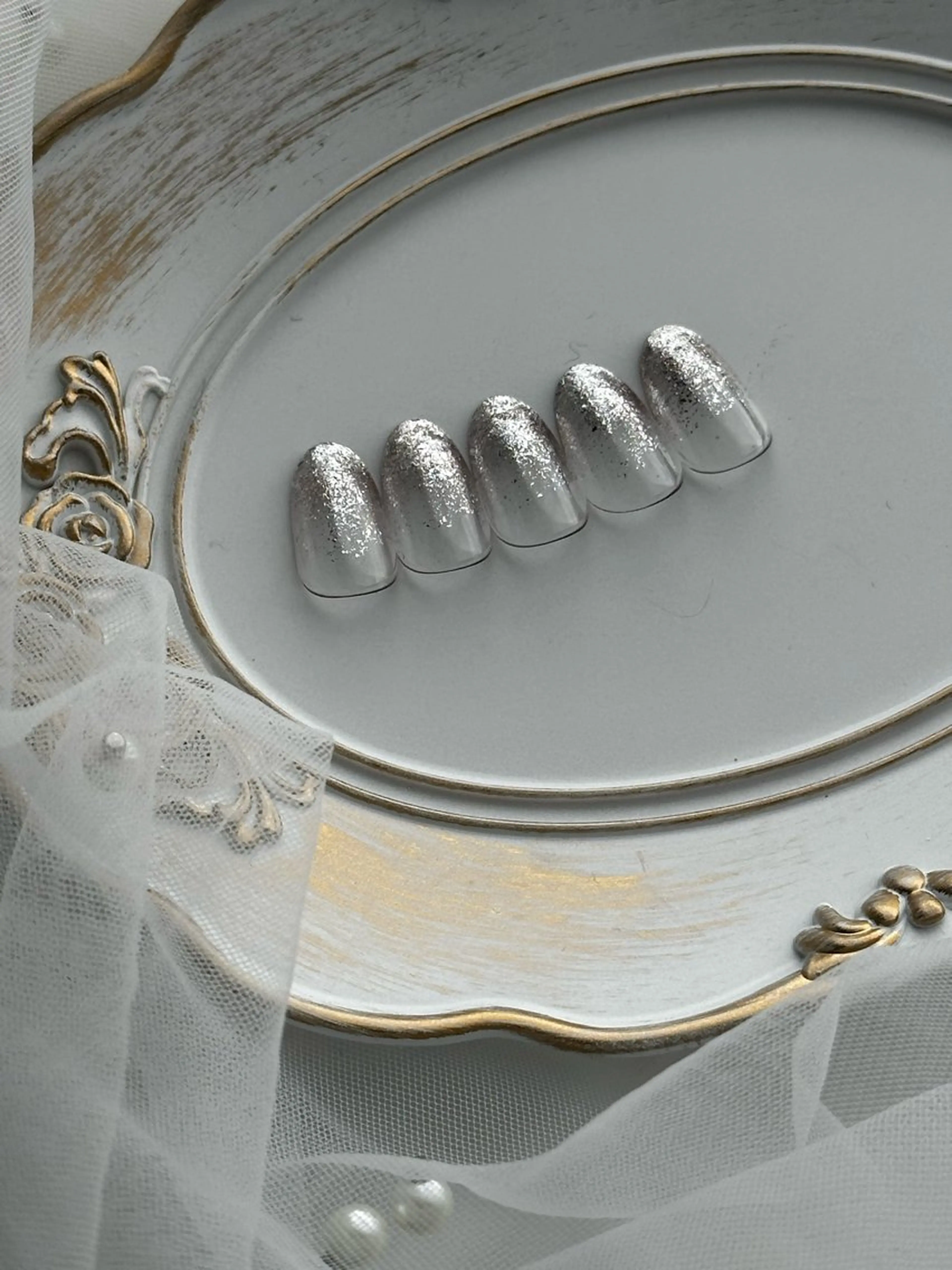 ✨ ラメグラデーション|オフ・ケア込み🌈クリアベースのみ・カラー/スキンカラーなしの写真