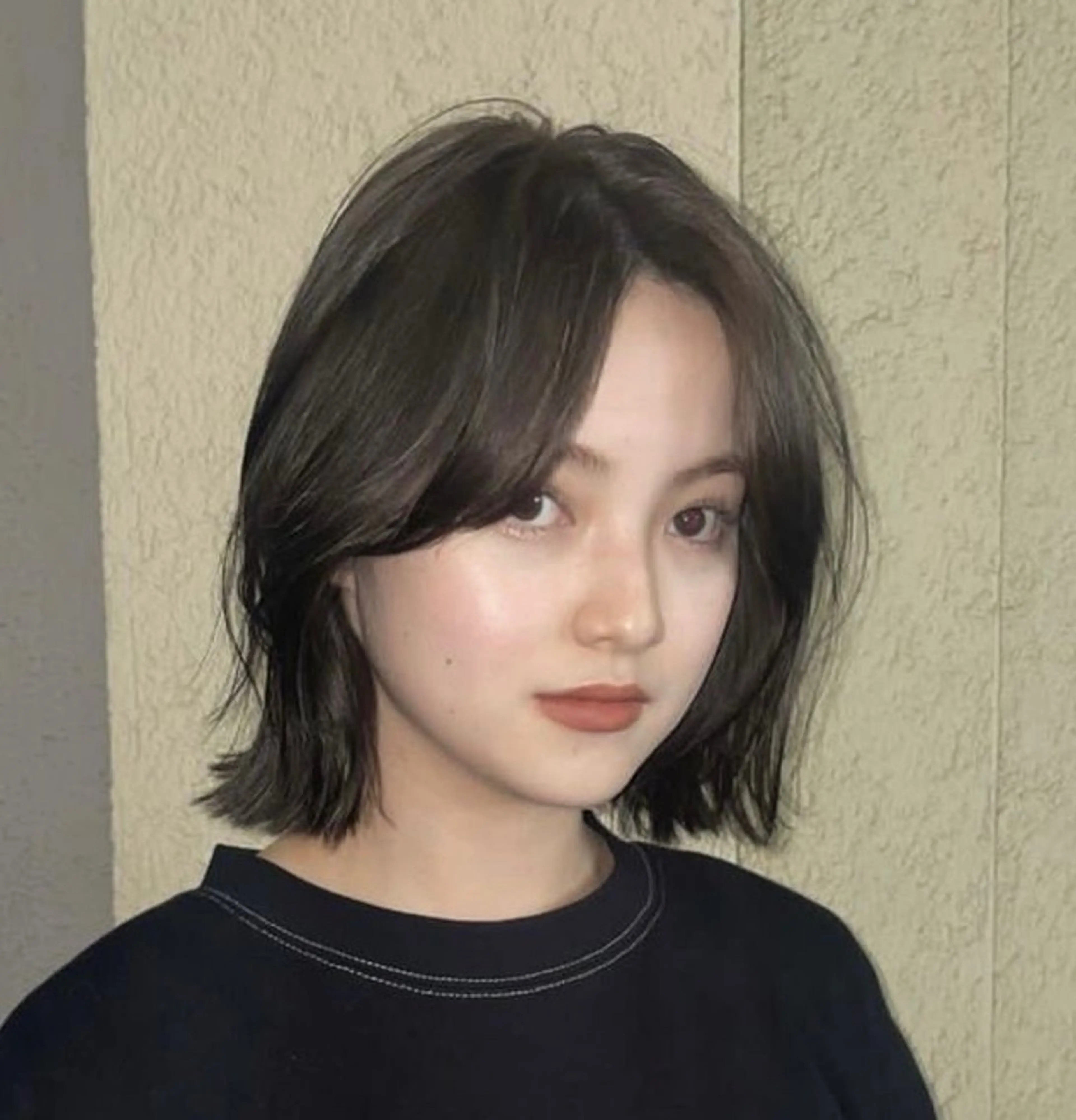 ミディアム ボブ カット ブリーチなし/透明感 /ショート/大世のヘアスタイル