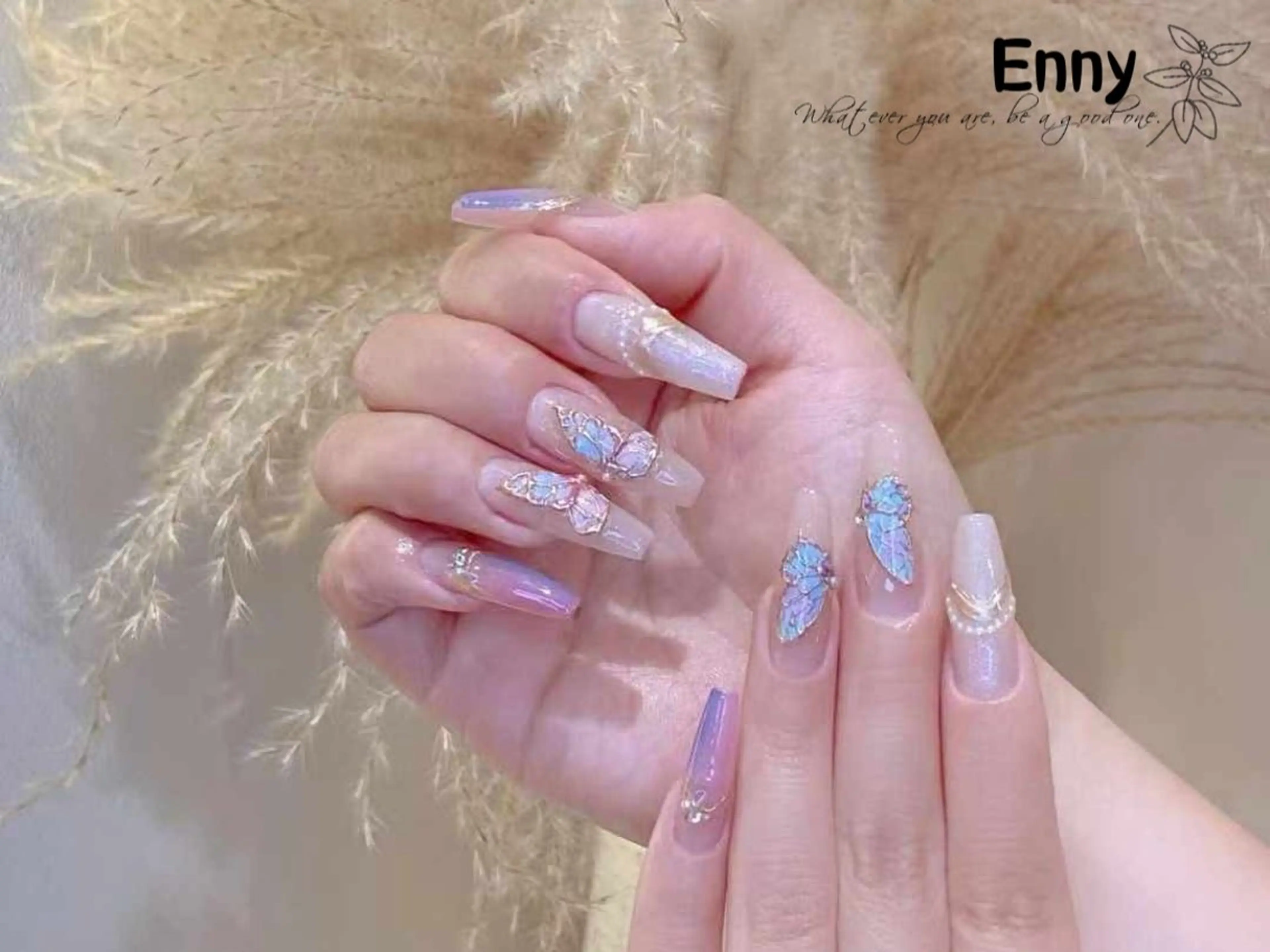 ネイル チークネイル 長さ出し フットネイル フレンチネイル ジェルネイル Enny lovelyのネイルデザイン