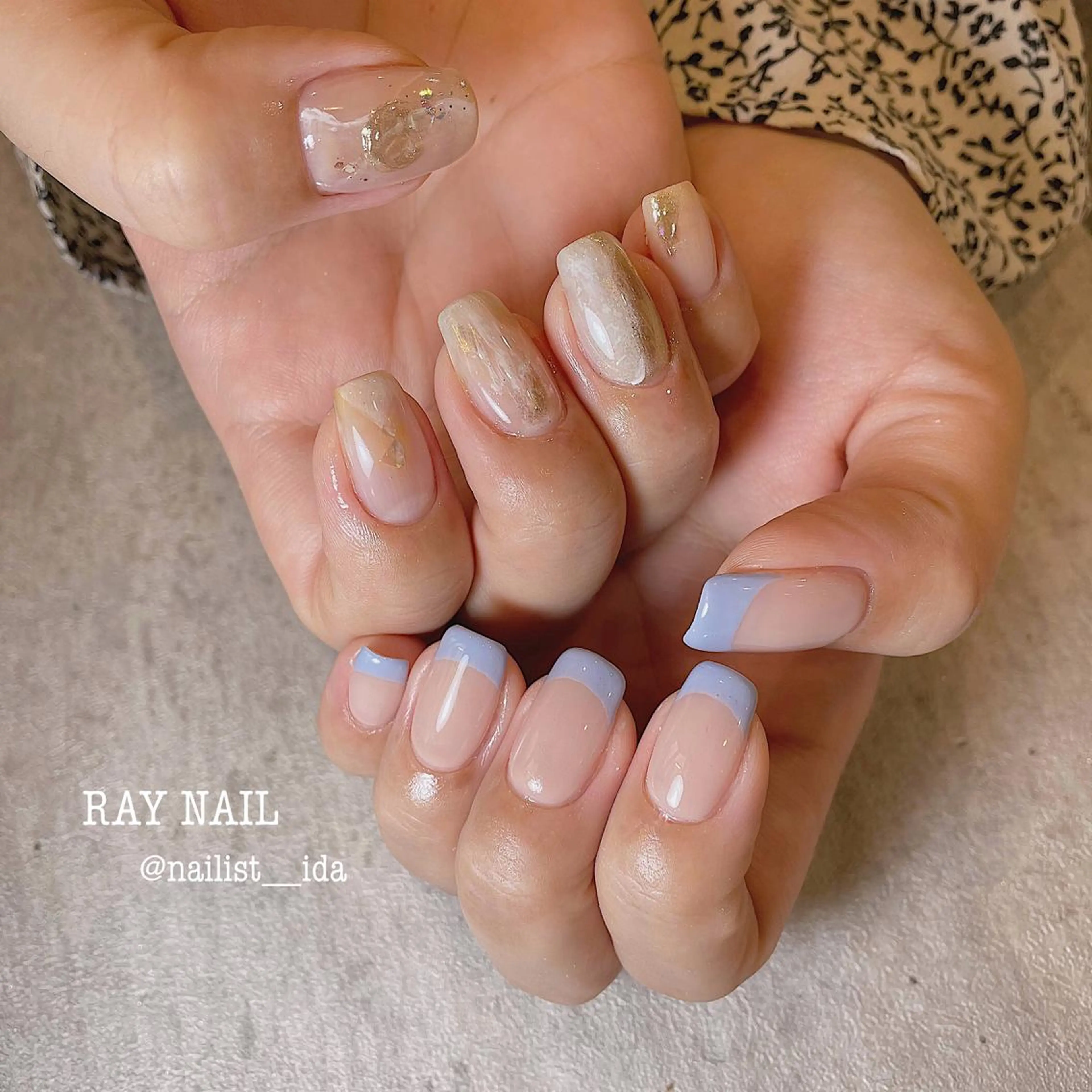 ネイル ニュアンスネイル Arowa 伊田のネイルデザイン