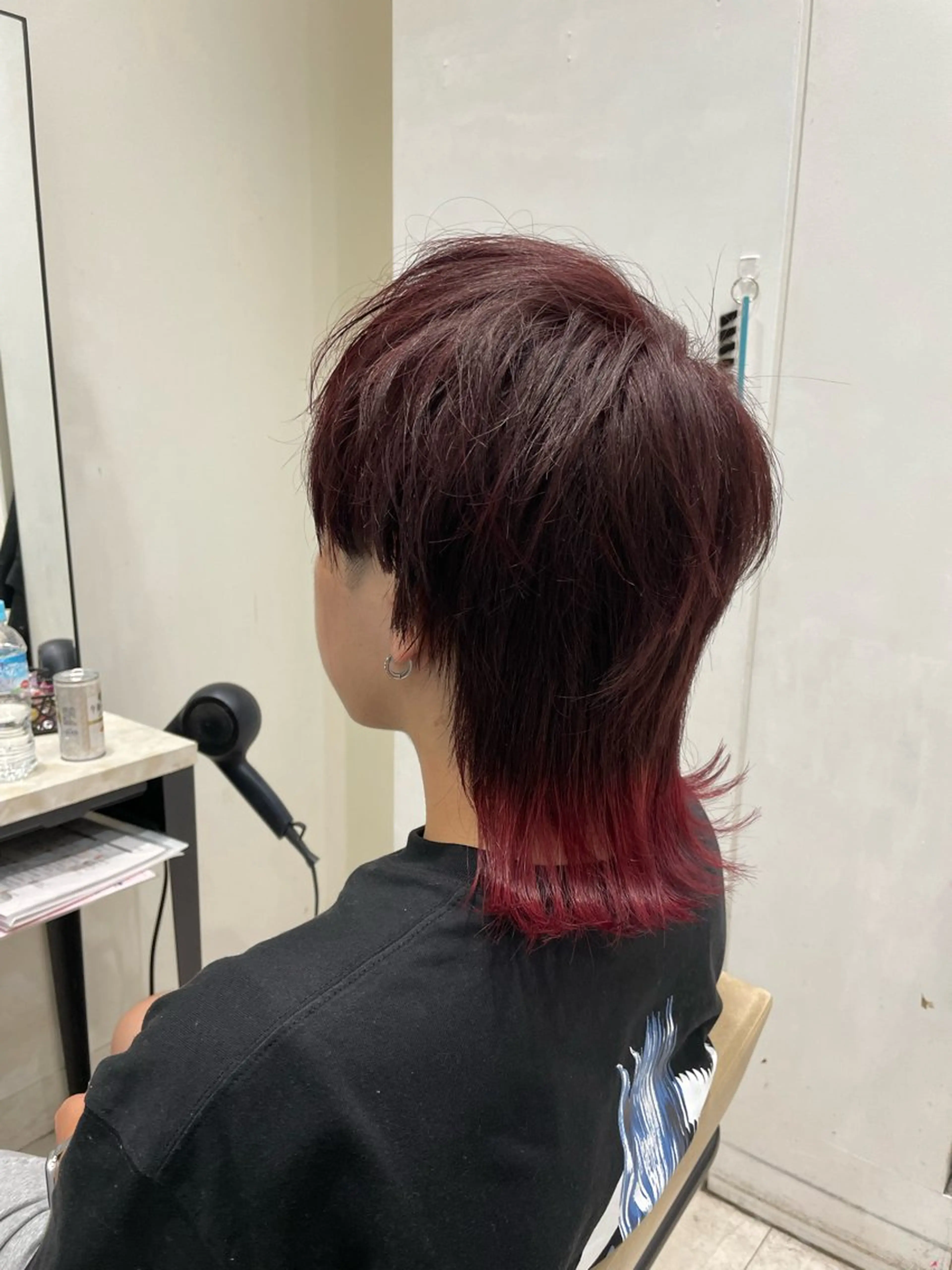 カラー メンズ ハッシュカット レイヤー池袋のヘアスタイル