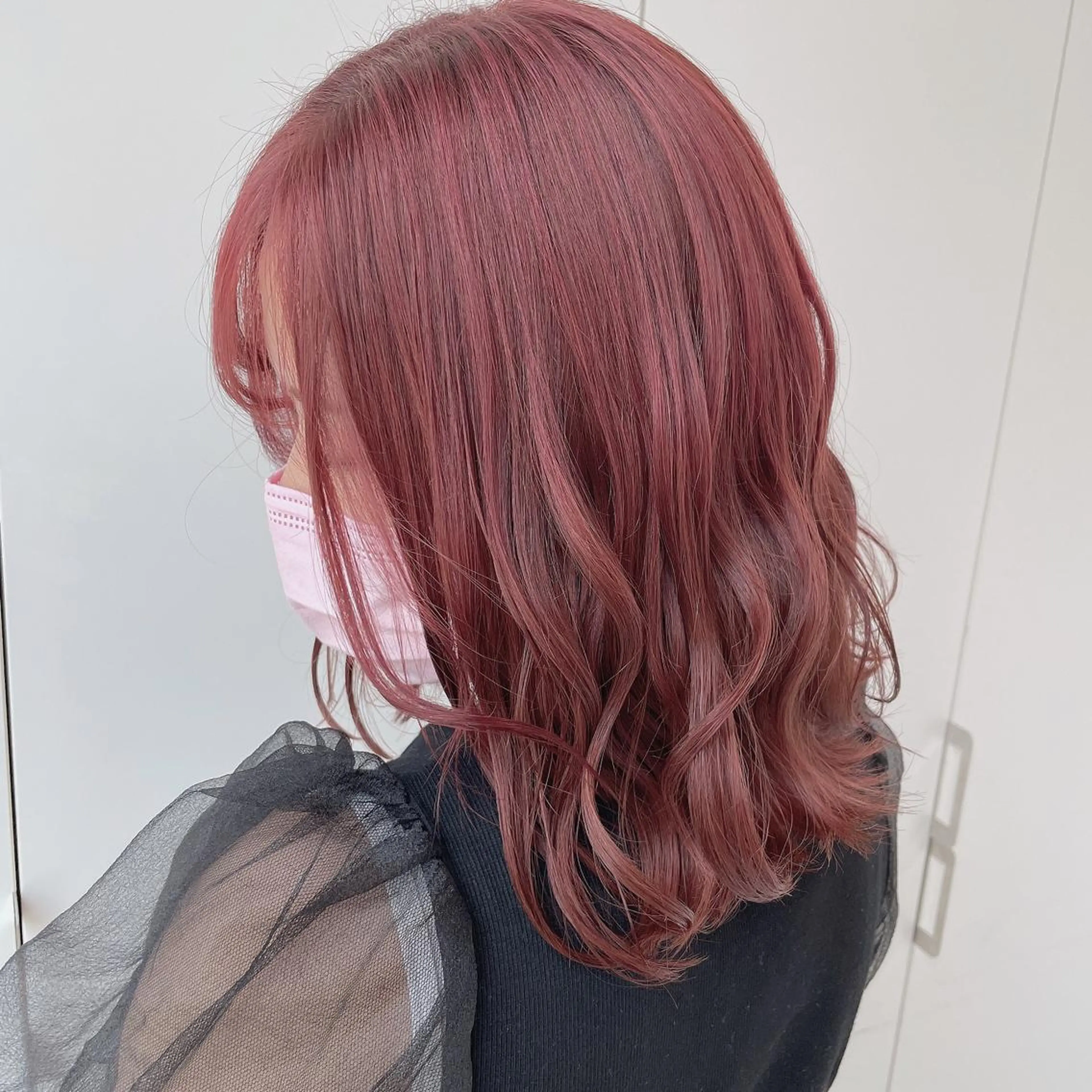 ミディアム カラー ヘアカラー トリートメント 💗🤍透明感カラー 🤍💗kanonのヘアスタイル