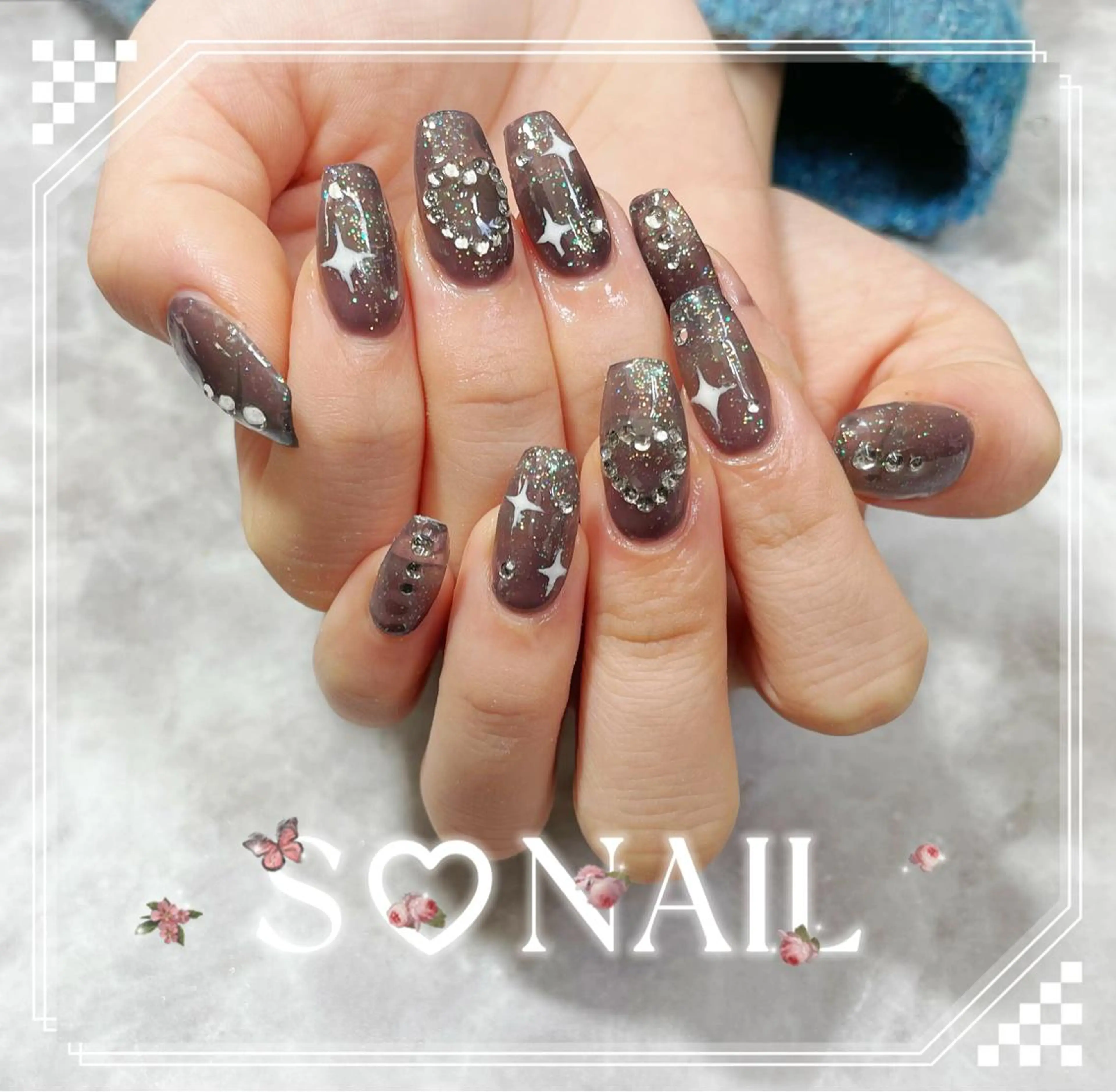 ネイル 持ち込み ハンドネイル S♡NAIL所属・S.NAIL Suuのネイルデザイン