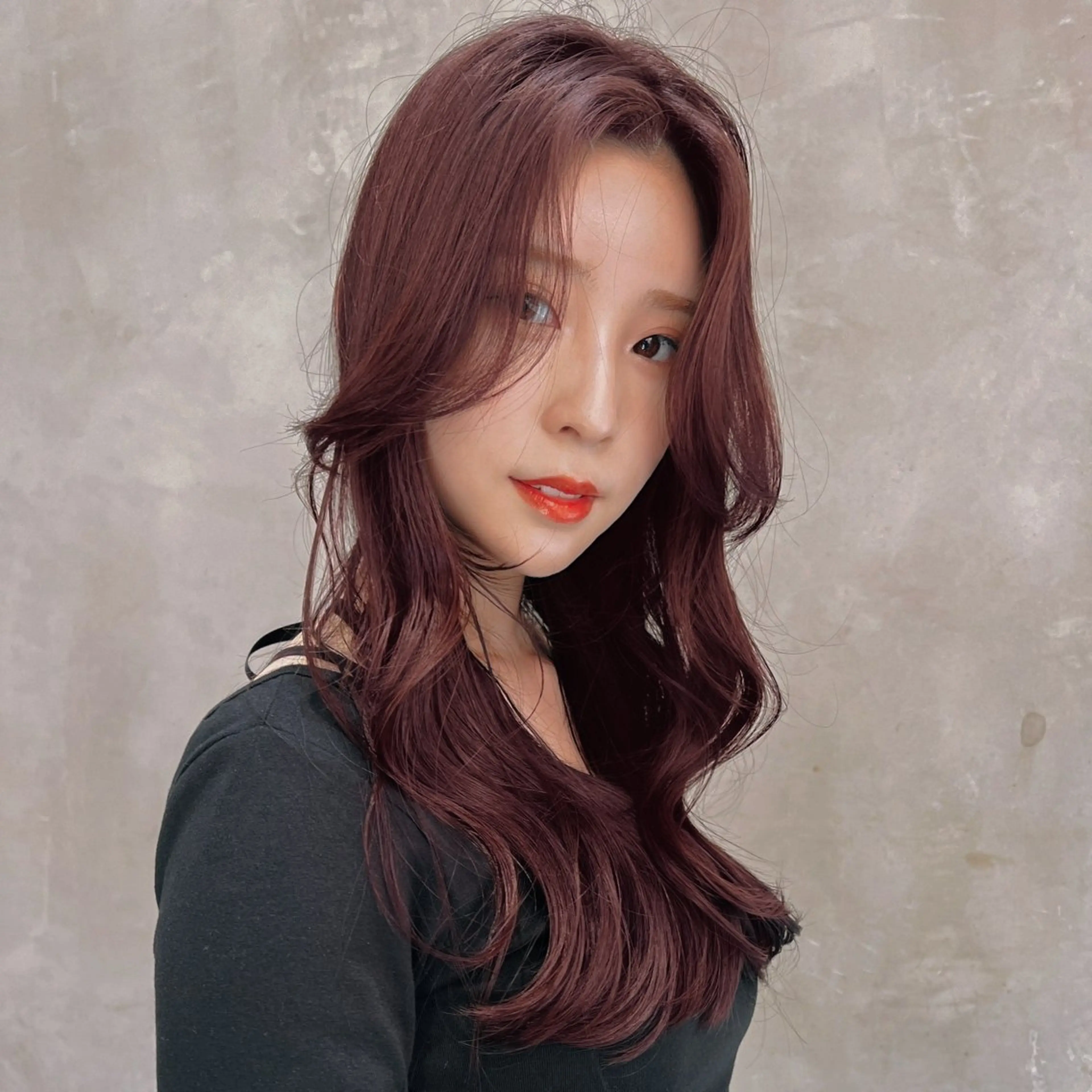 ロング カラー ブラウンカラー 韓国風ヘア ⚜️ブリーチ× 透明感✨Hayatoのヘアスタイル