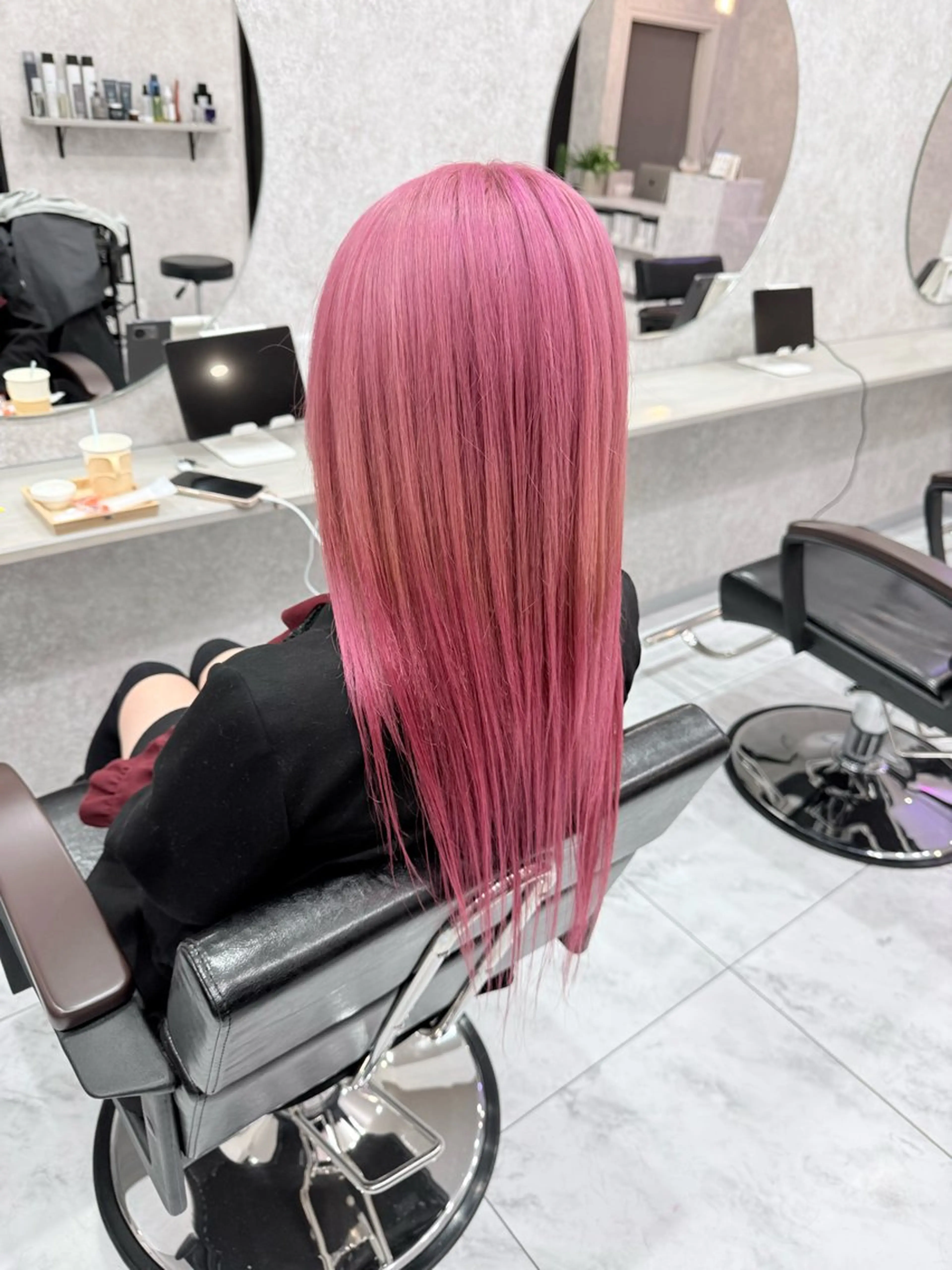 ロング カラー 🌺ハイトーン🌺 矢葺 なぎさ🌺🌺のヘアスタイル