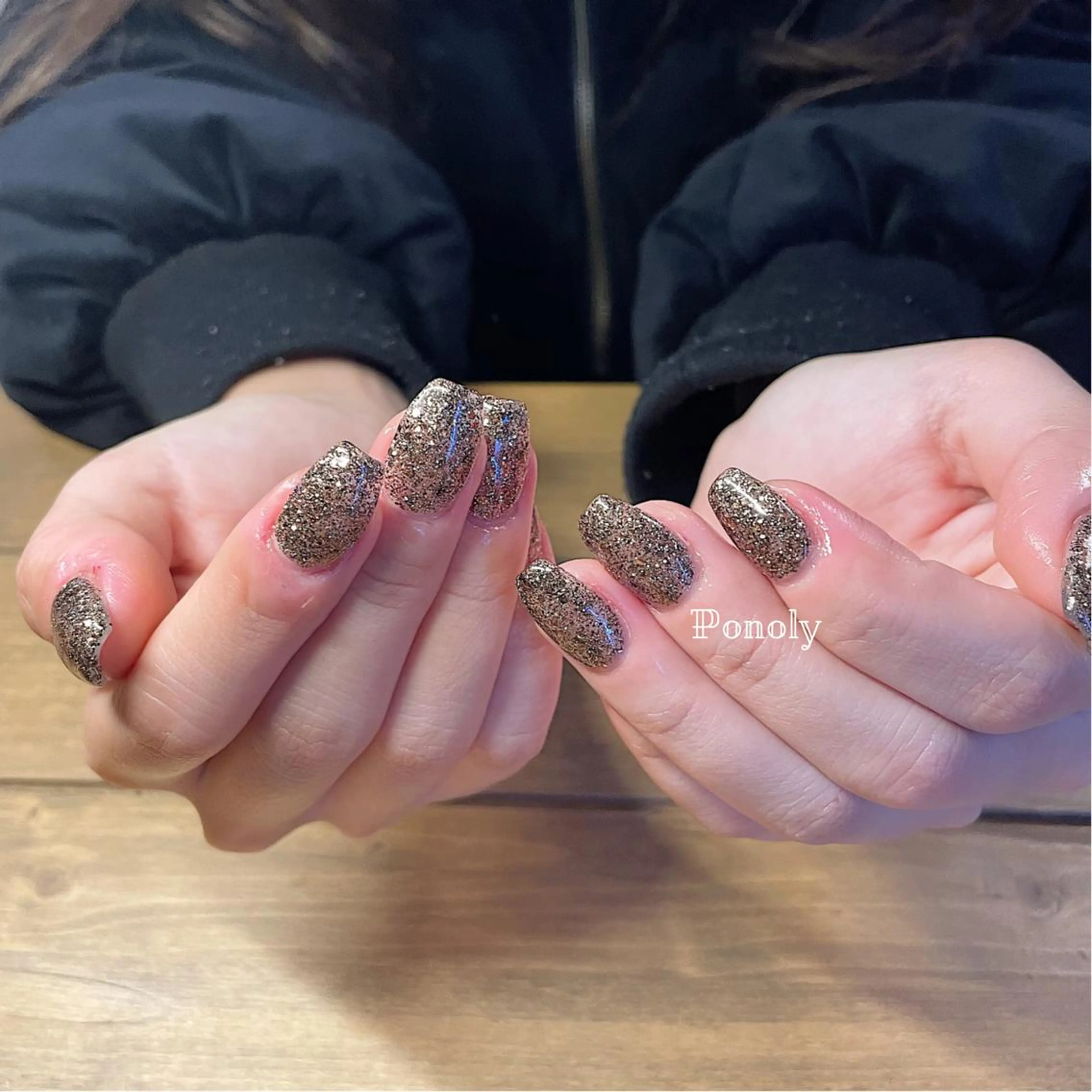 ミディアム ネイル ジェルネイル マグネットネイル ニュアンスネイル ワンカラーネイル パラジェル 10ten所属・10ten Mikiのネイルデザイン