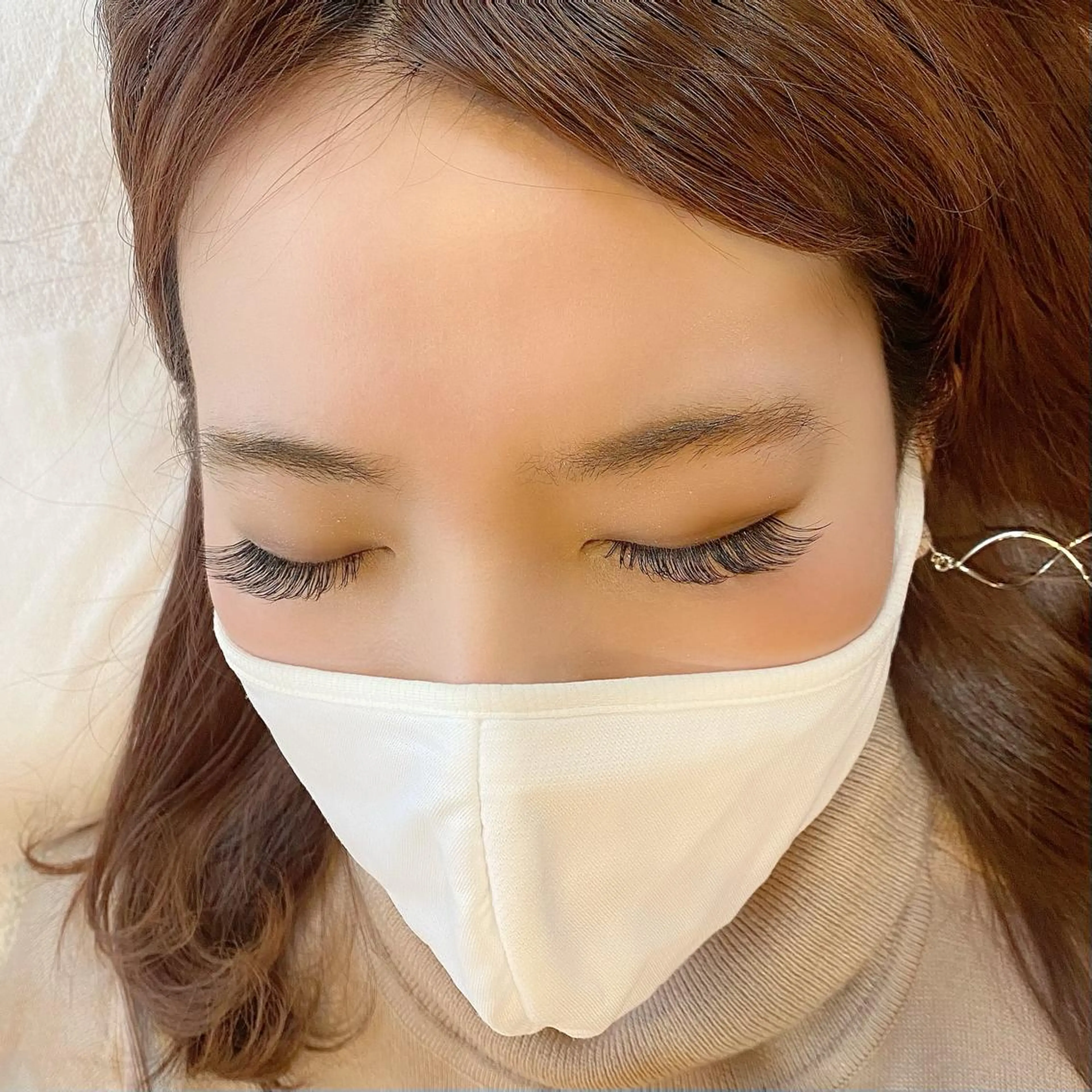 マツエク・マツパ Cカール フラットラッシュ Jカール 目尻長め マツエク francesca eyelash所属・中島 顕子のマツエク・マツパデザイン