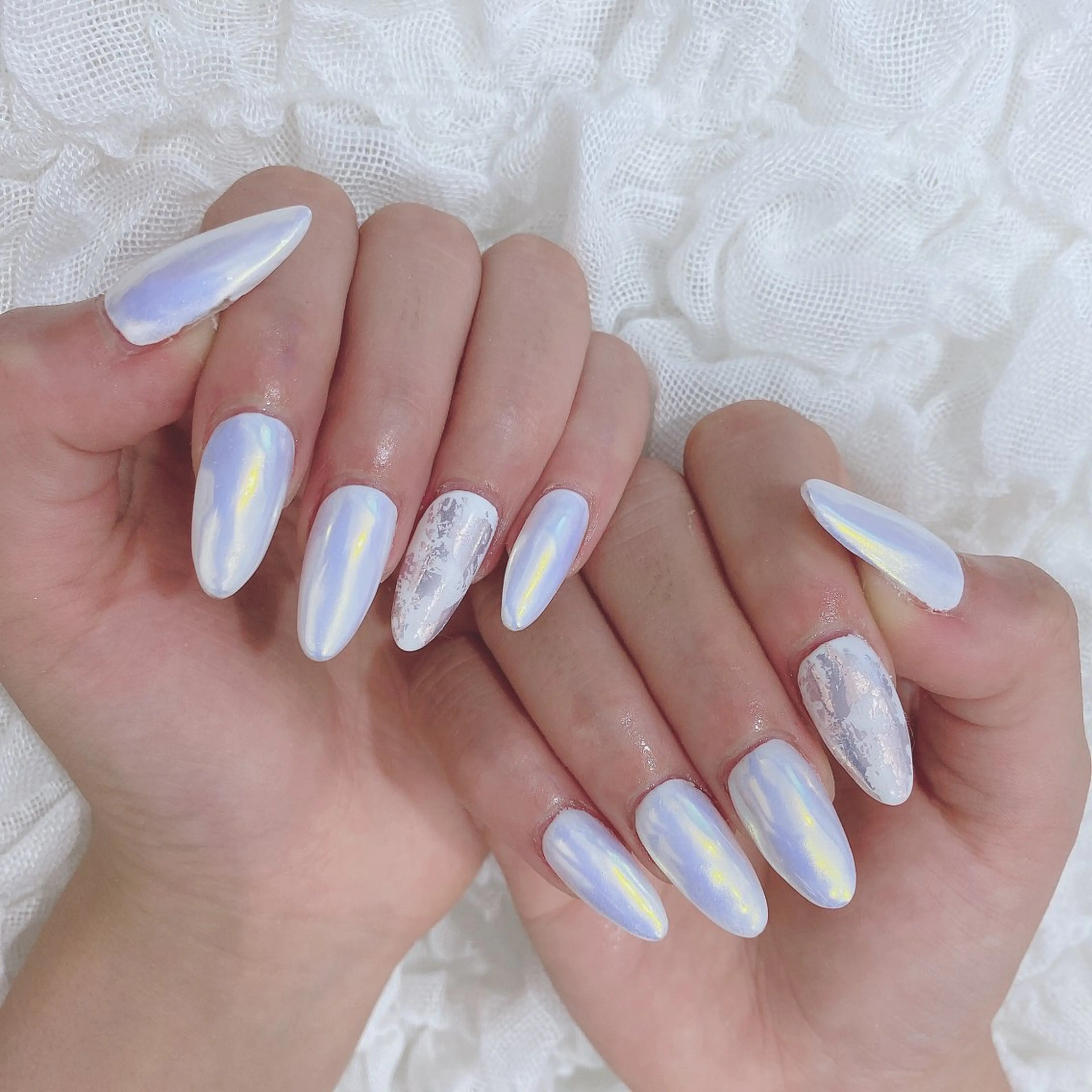 ネイル ミラーネイル ハンドネイル SOL NAILのネイルデザイン