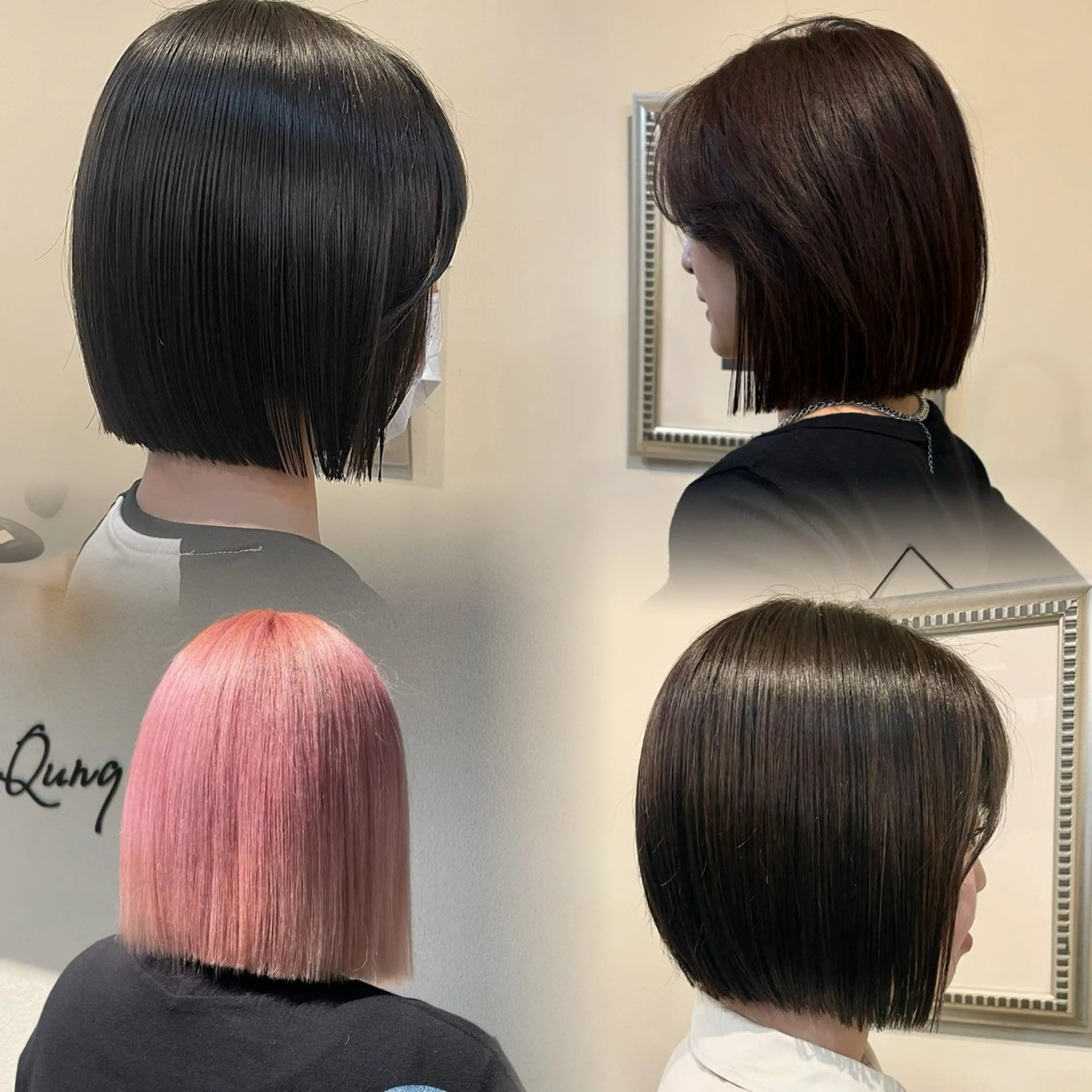 ショート 鎌取/透明感カラー /ボブ/顔まわりのヘアスタイル