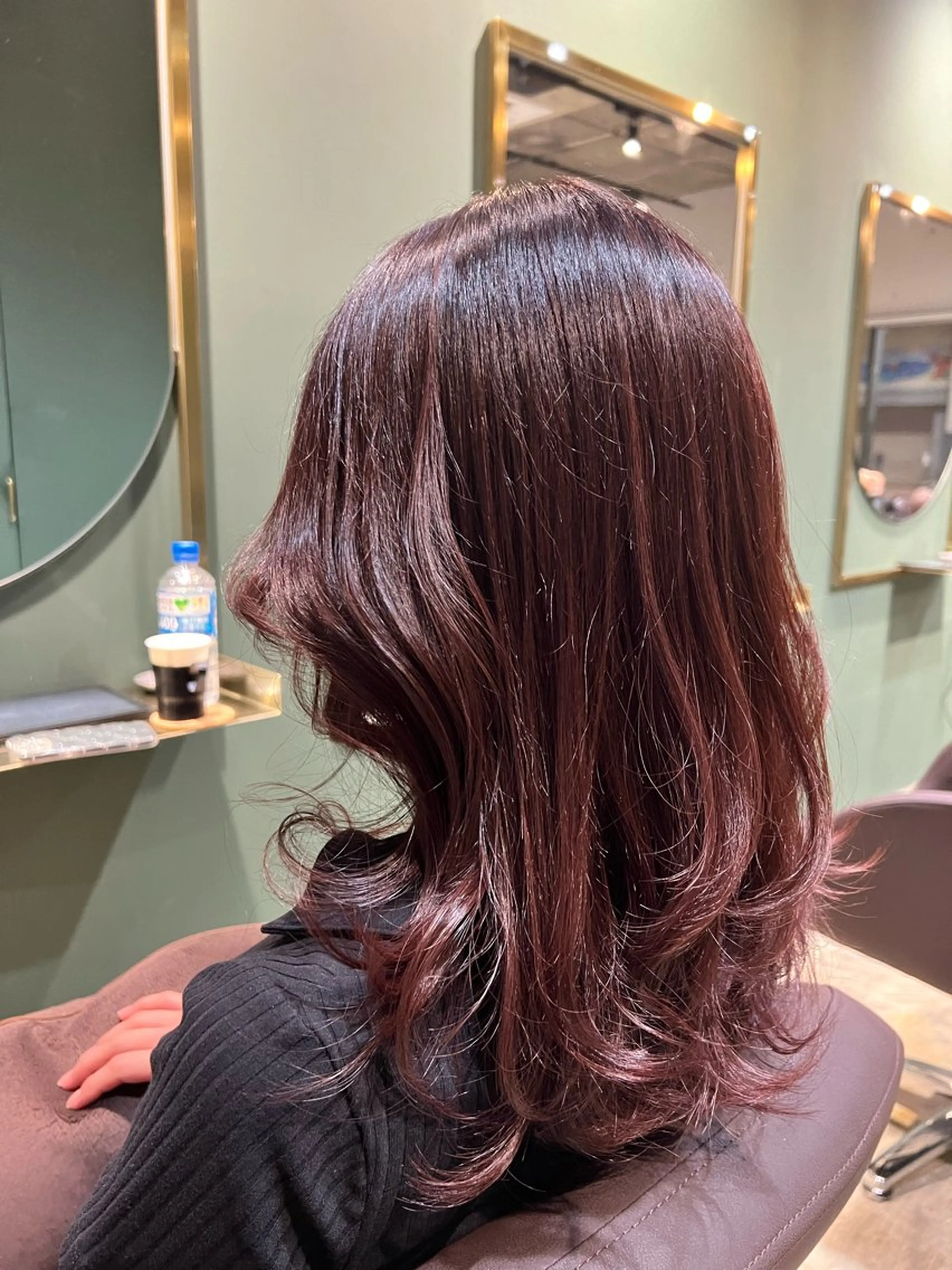 ミディアム カラー ブラウンカラー 韓国風ヘア ヘアカラー トリートメント ヘッドスパ カラースペシャリスト しょう🧑🏼‍🎨のヘアスタイル