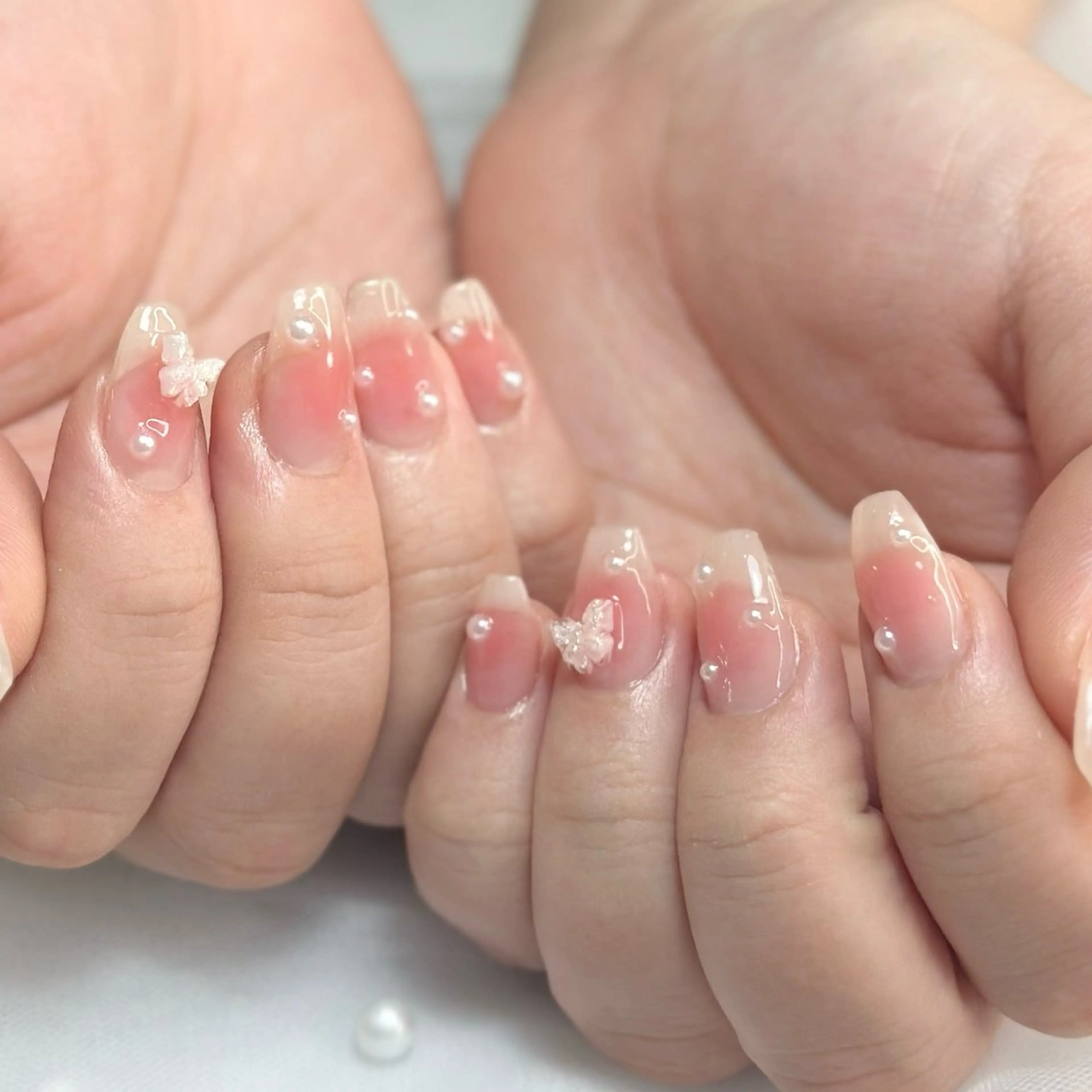 ネイル ストーンネイル ハンドネイル HAIR&MAKE POSH 日暮里のネイルデザイン