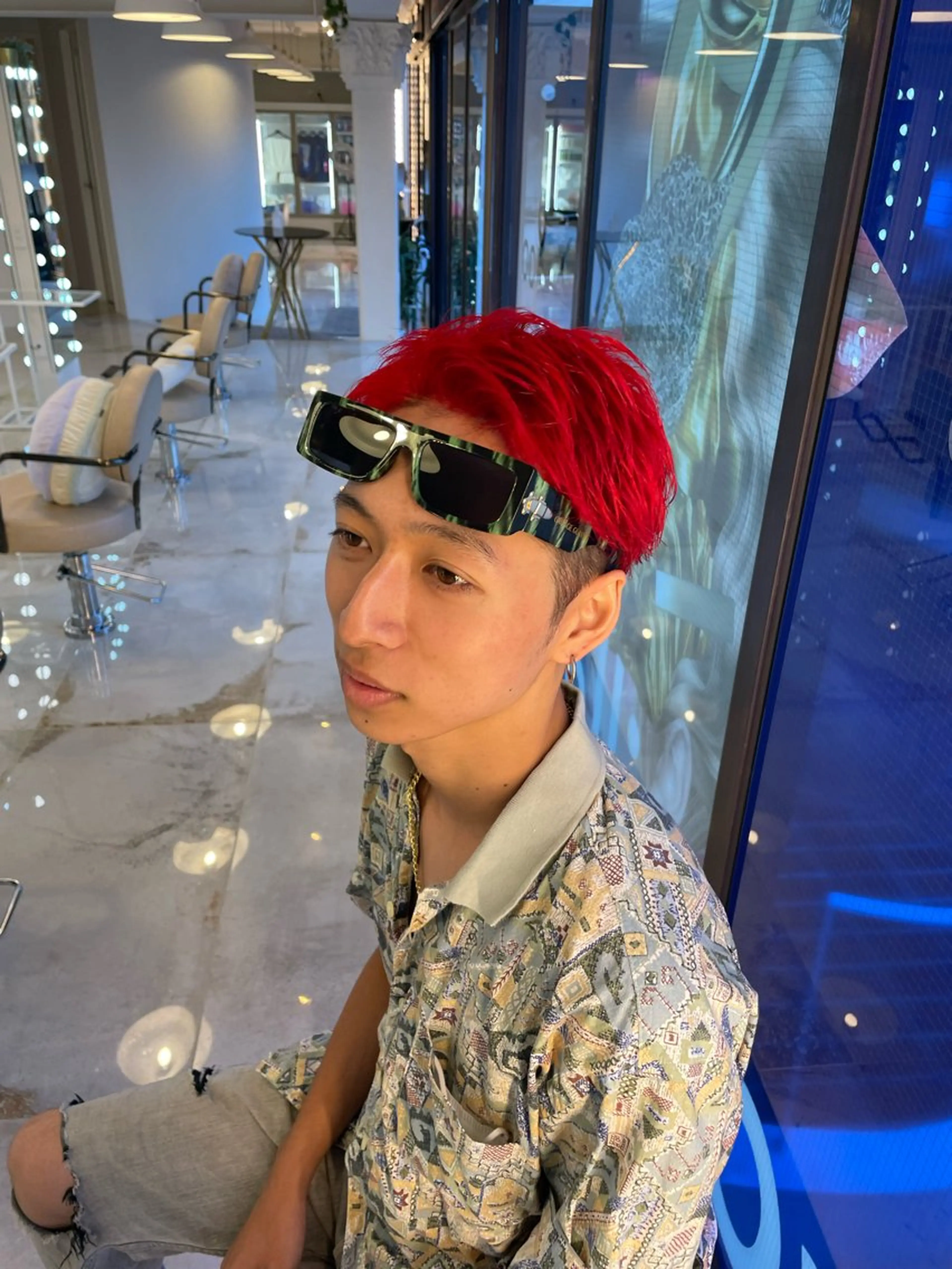 ショート カラー La fith hair sept 銀座店所属・KOGA／ パーマモデル募集のヘアスタイル