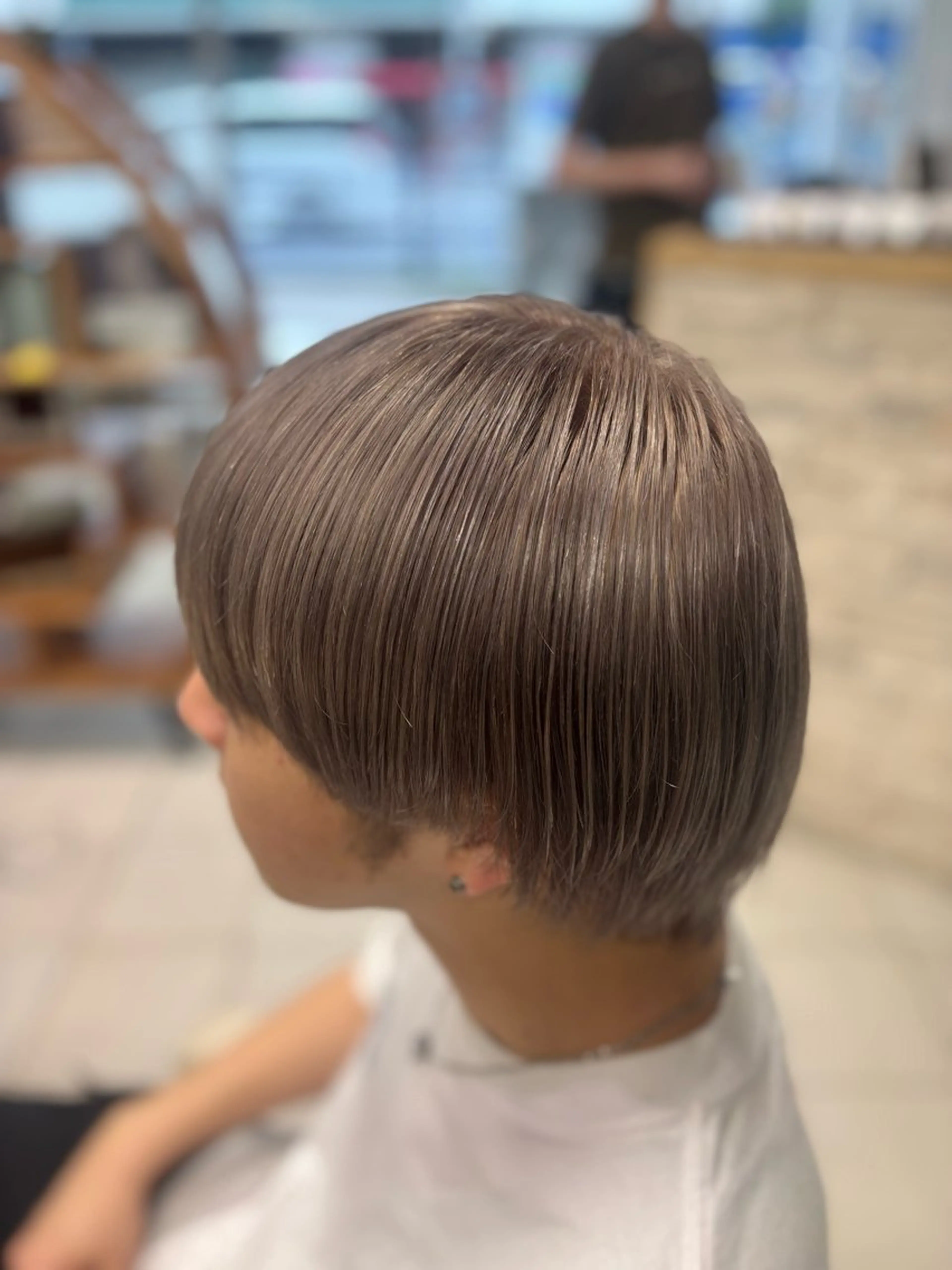 ショート カラー メンズ ヘアカラー メンズ特化韓国風 パーマスタイル/りんのヘアスタイル