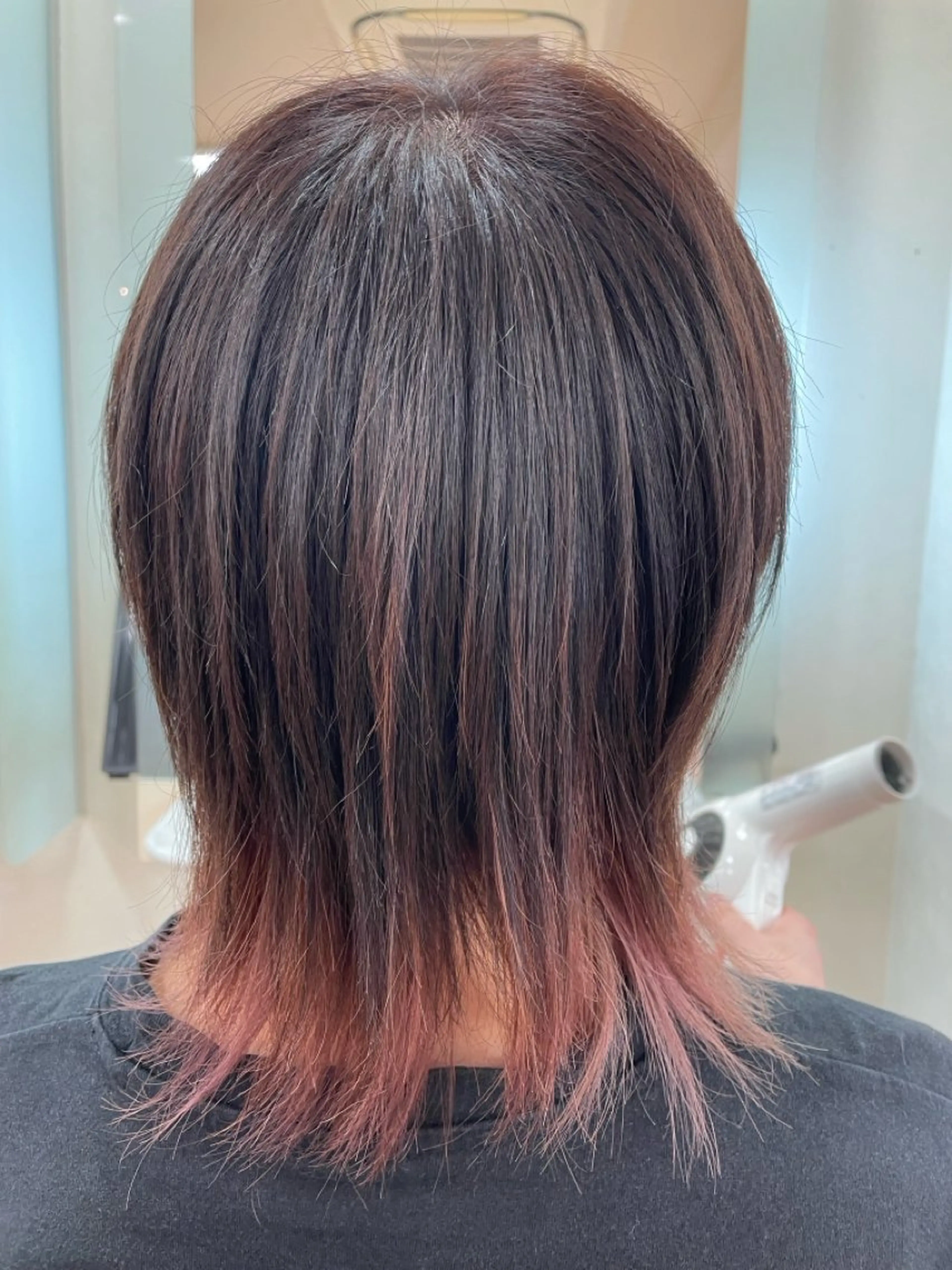 メンズ カット ヘアカラー トリートメント 🐺ウルフ/レイヤー 🐺井上蓮太🍏のヘアスタイル