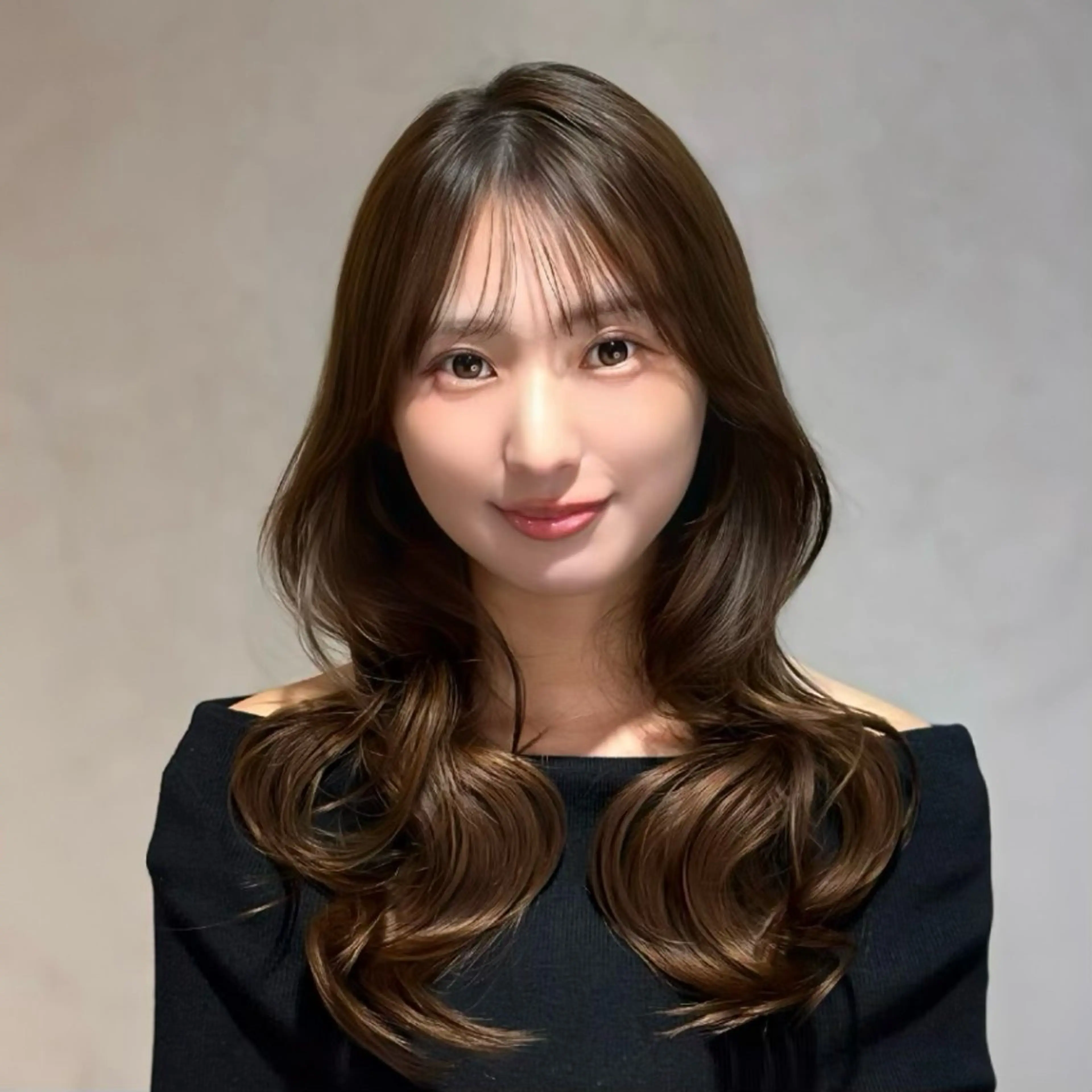 セミロング カラー 銀座/レイヤーカット 髪質改善/RYUのヘアスタイル