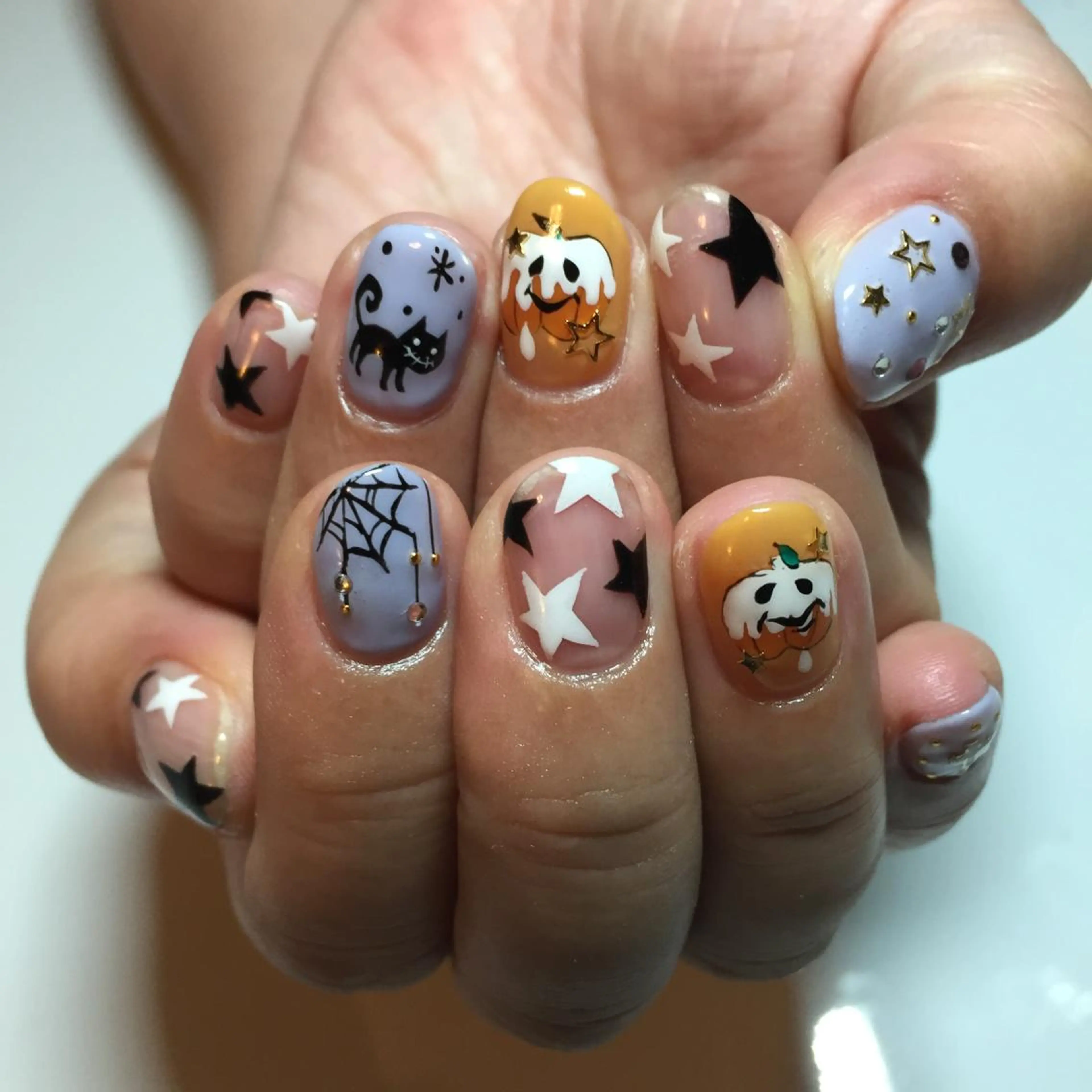ネイル ハロウィン g-up nail所属・米田 律子のネイルデザイン