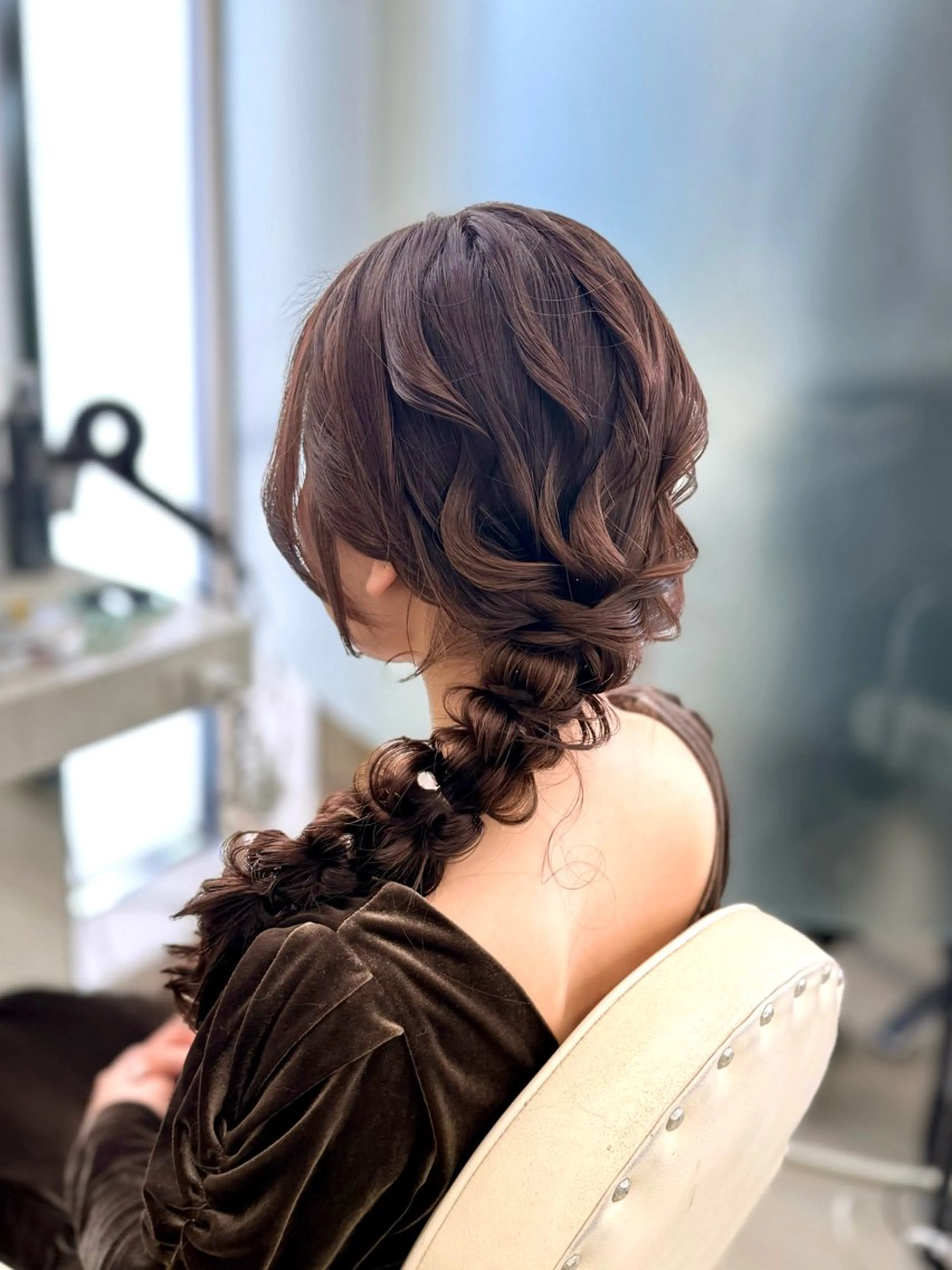 ロング ヘアセット 濱田 剛志のヘアスタイル