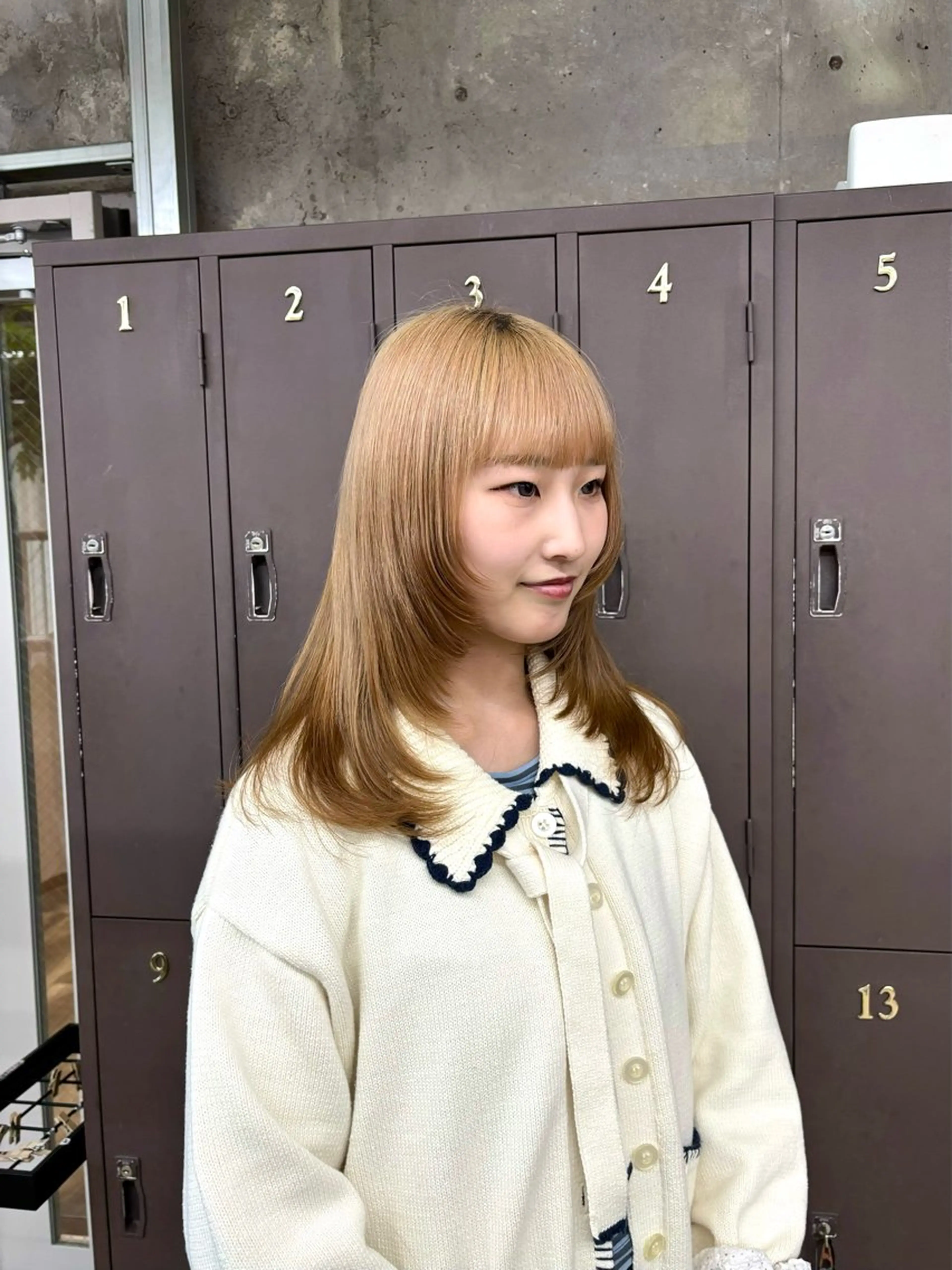 カラー ヘアカラー 宮崎 わか菜/透明感カラーのヘアスタイル