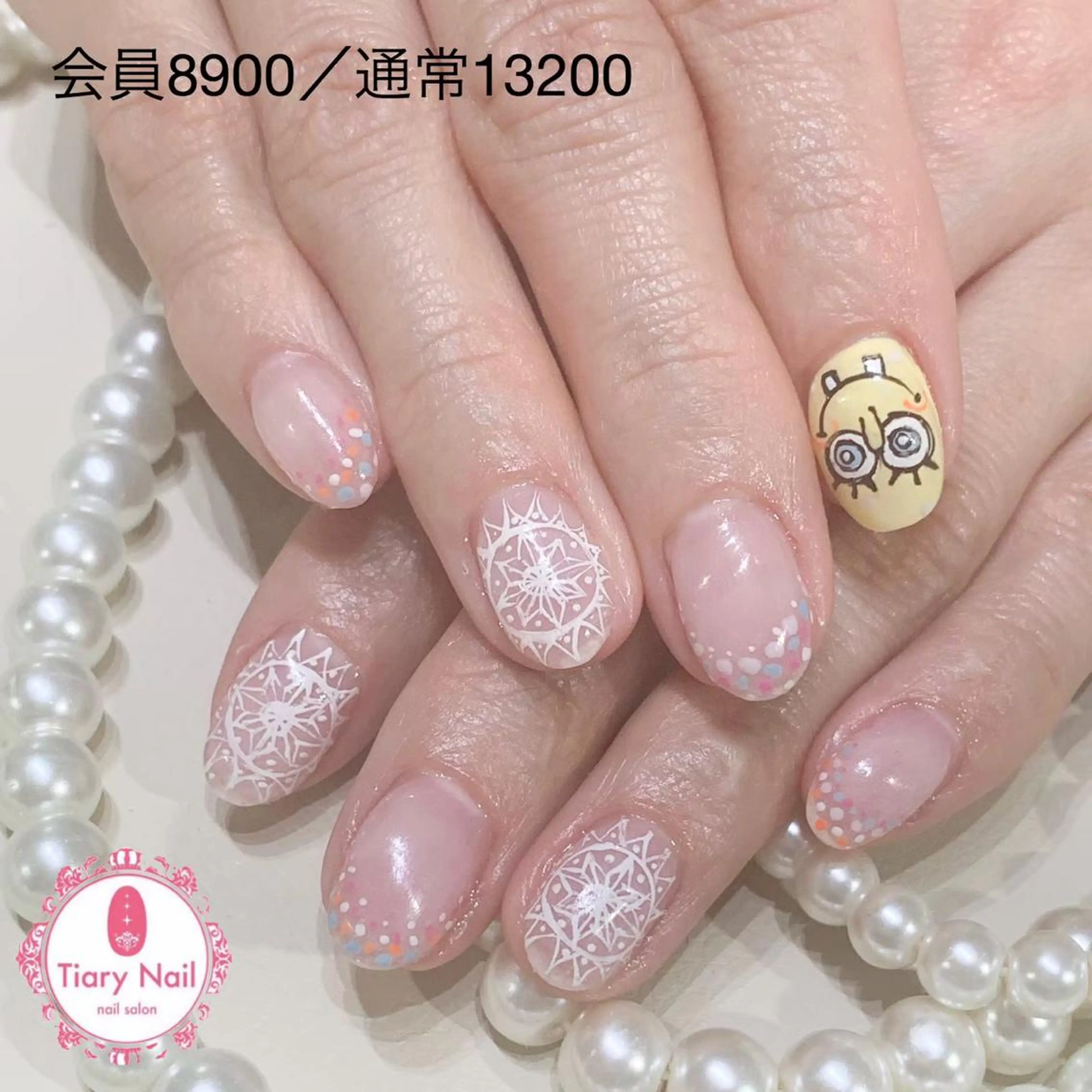 ネイル 💗🪽Tiary Nail🪽💗のネイルデザイン