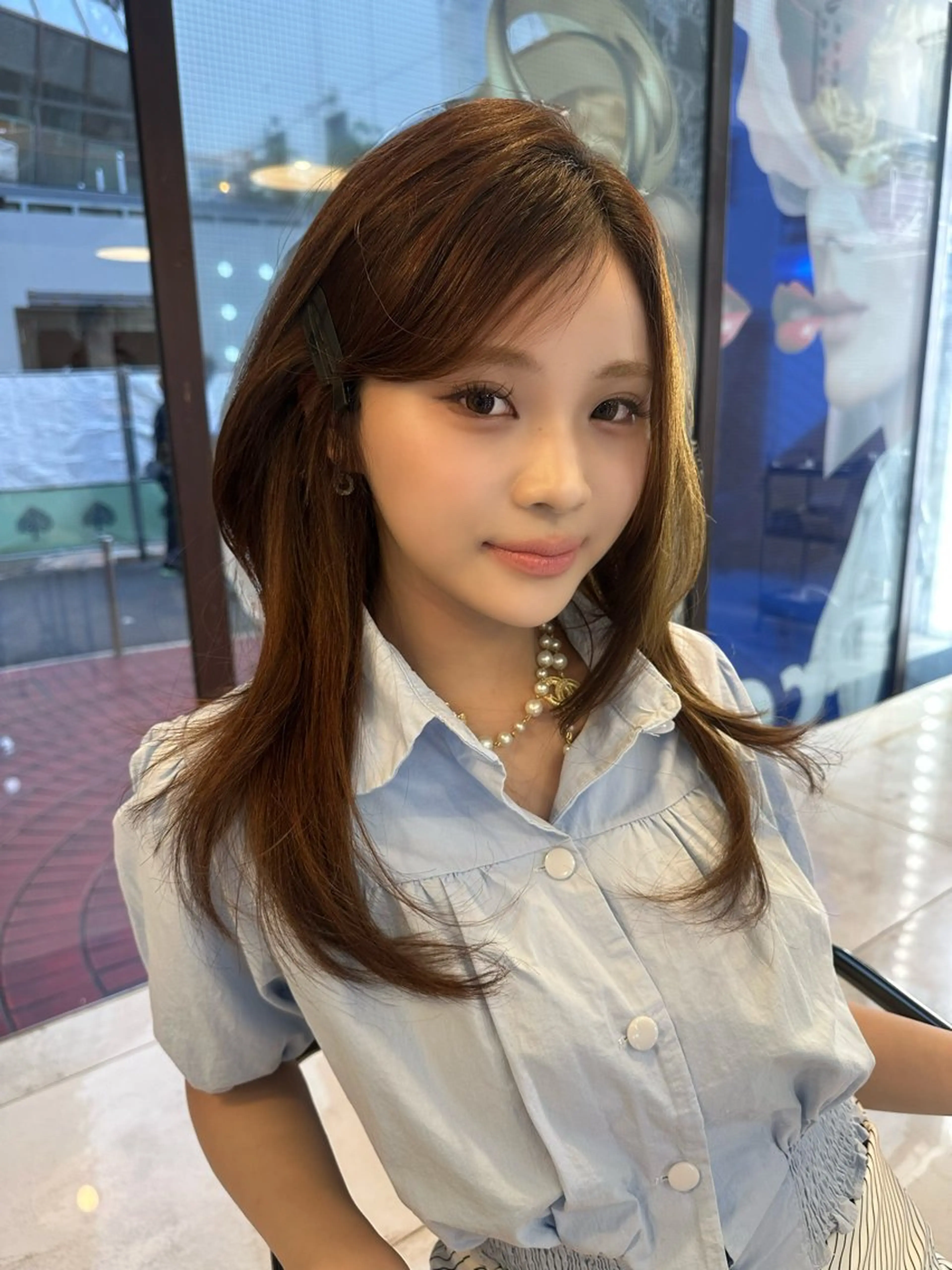 セミロング カット RiA/レイヤーカッ ト/髪質改善のヘアスタイル