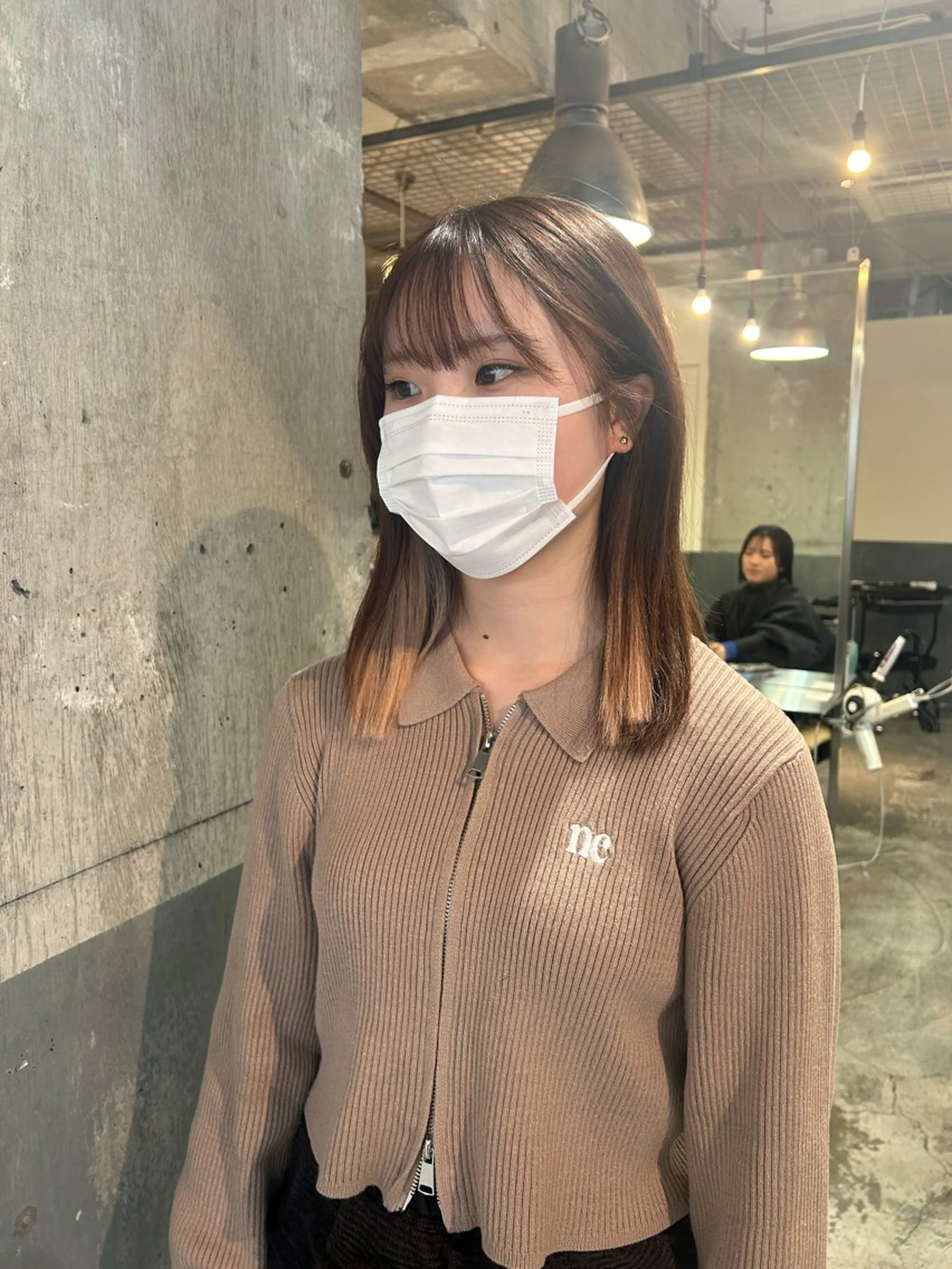 ミディアム カラー シールエクステ エクステ エクステ ショートカット募集中 /NAGISAのヘアスタイル