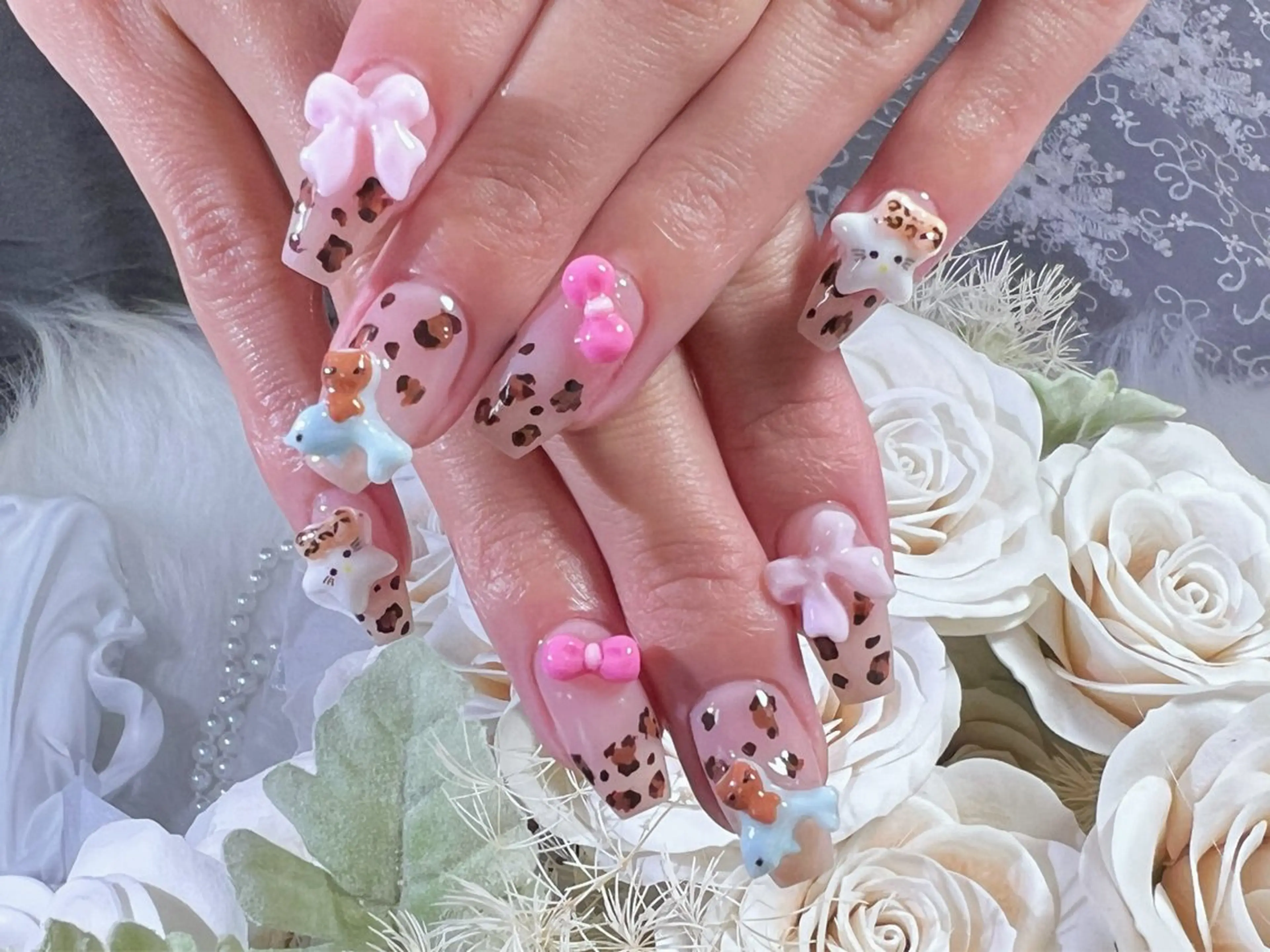 ネイル ロングネイル 持ち込み スカルプネイル ワンホンネイル ハンドネイル Painty所属・Painty nailのネイルデザイン
